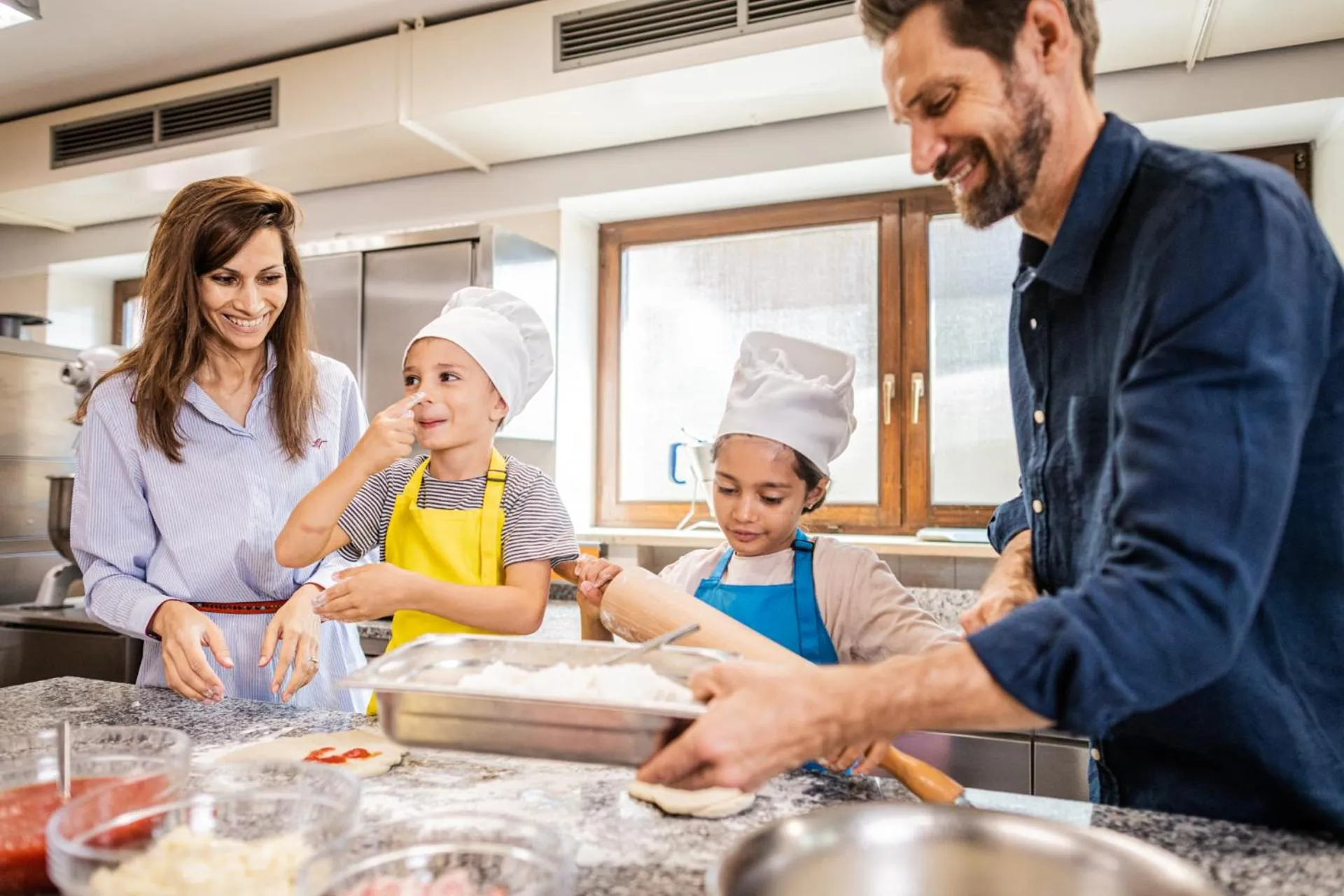 children in Hotel Fameli
