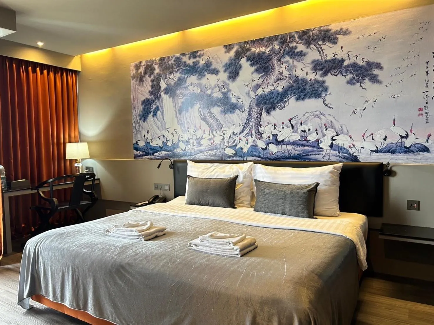 Bed in Sino House Phuket Hotel - SHA Plus