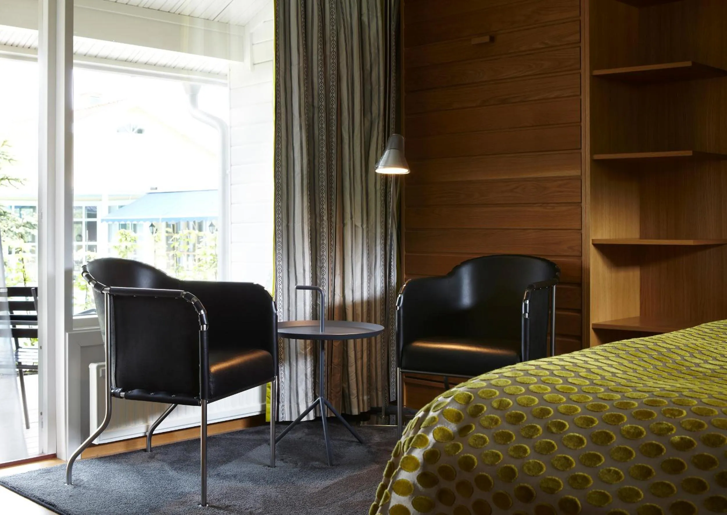Seating area, Bed in Hestraviken Hotell & Spa