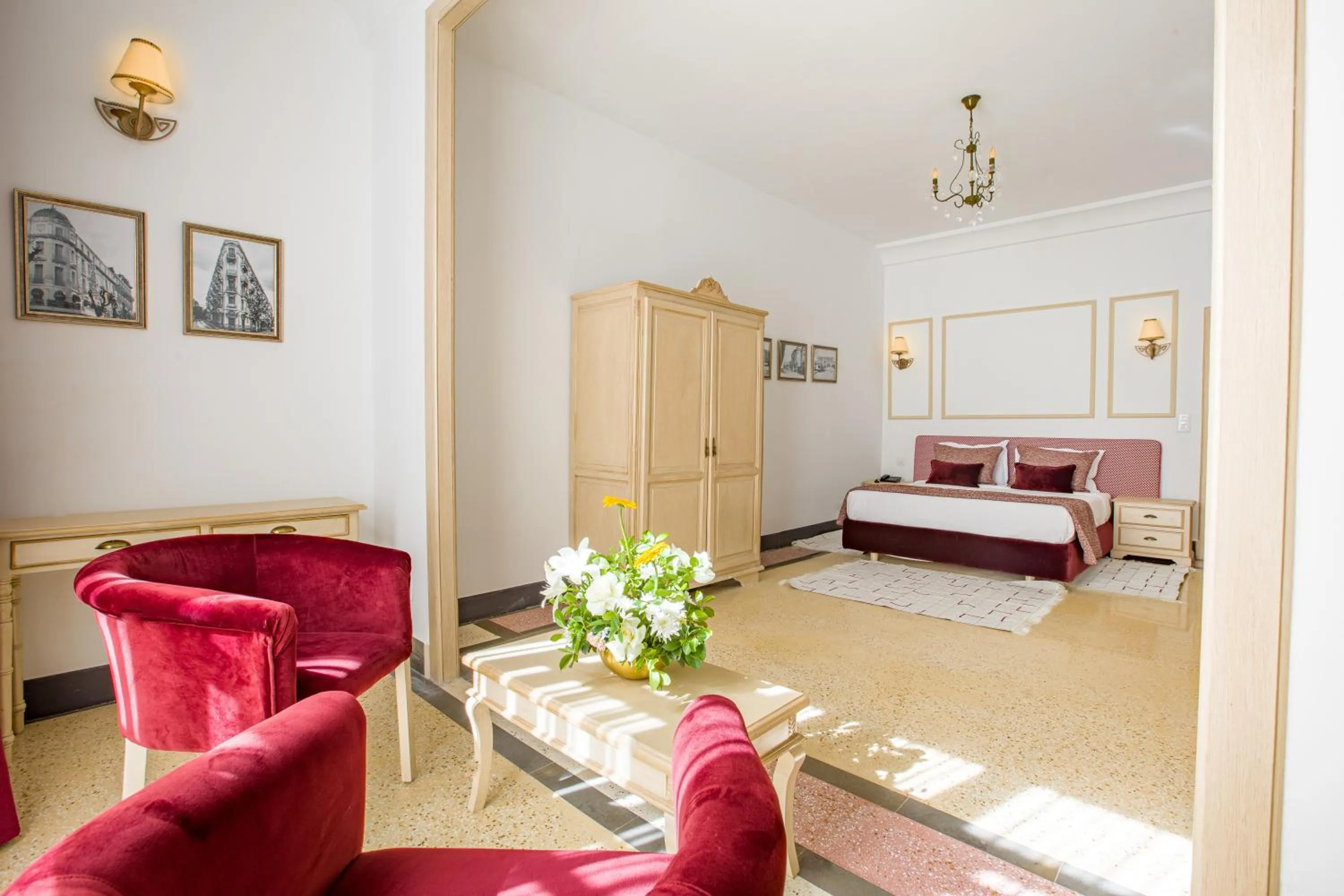 Bed in Majestic Hotel