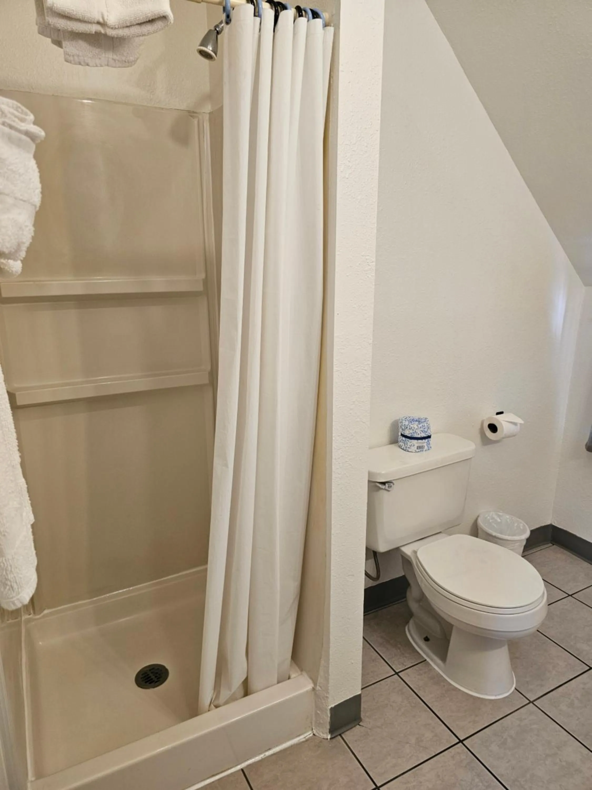 Shower in H&H Motor Lodge