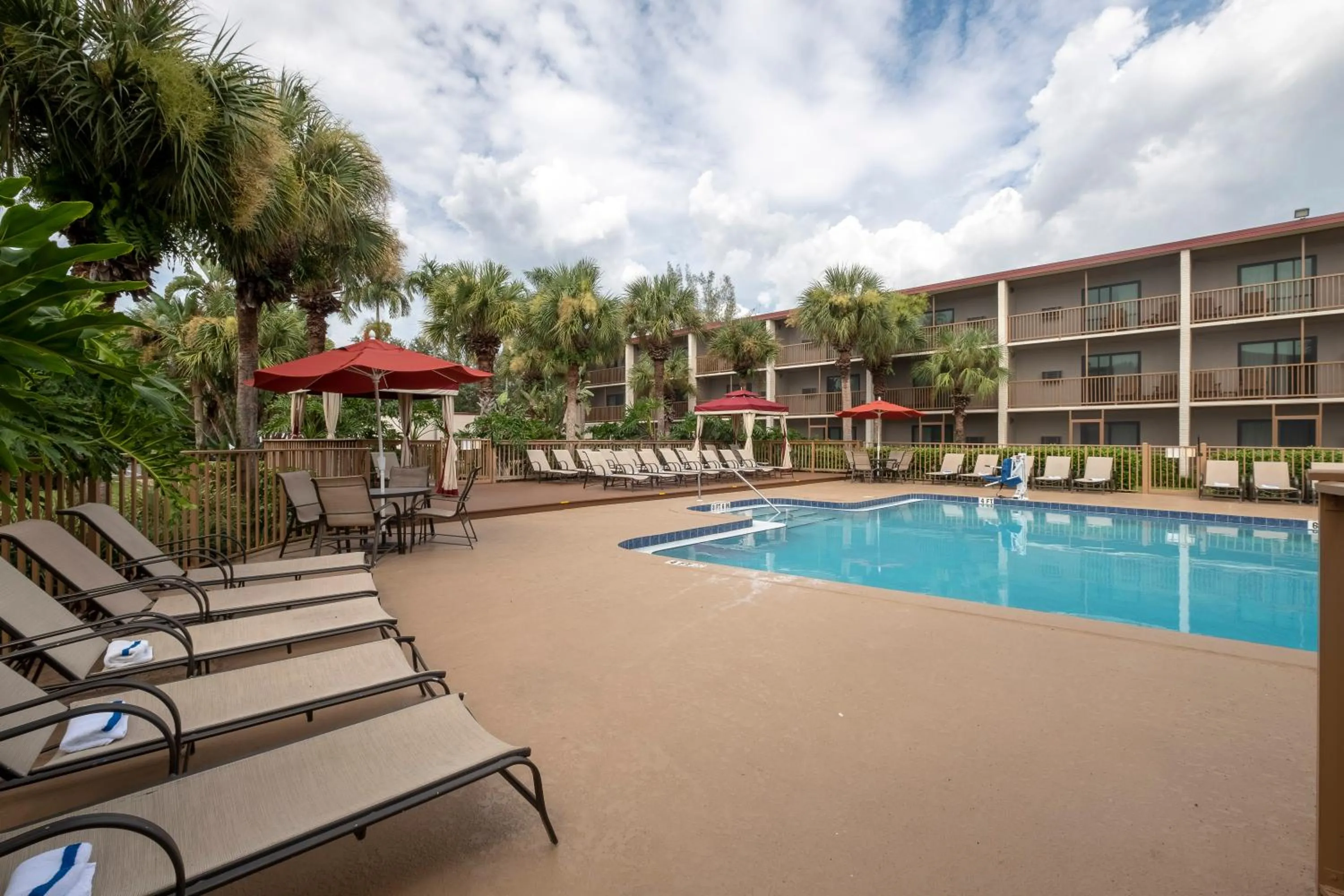 Swimming pool in Red Roof Inn PLUS+ & Suites Naples Downtown-5th Ave S