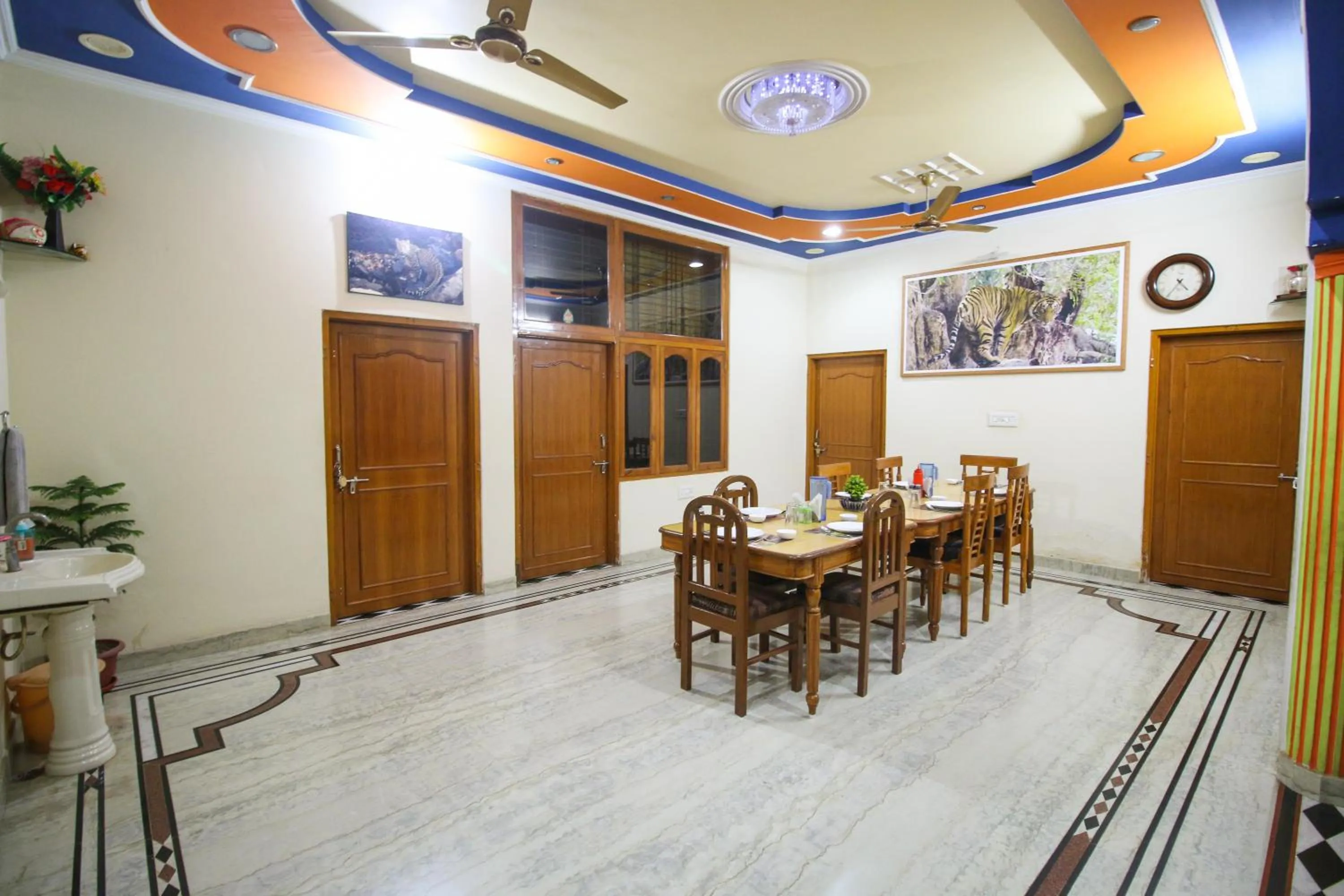 Dining area in Ranthambore Tiger Home