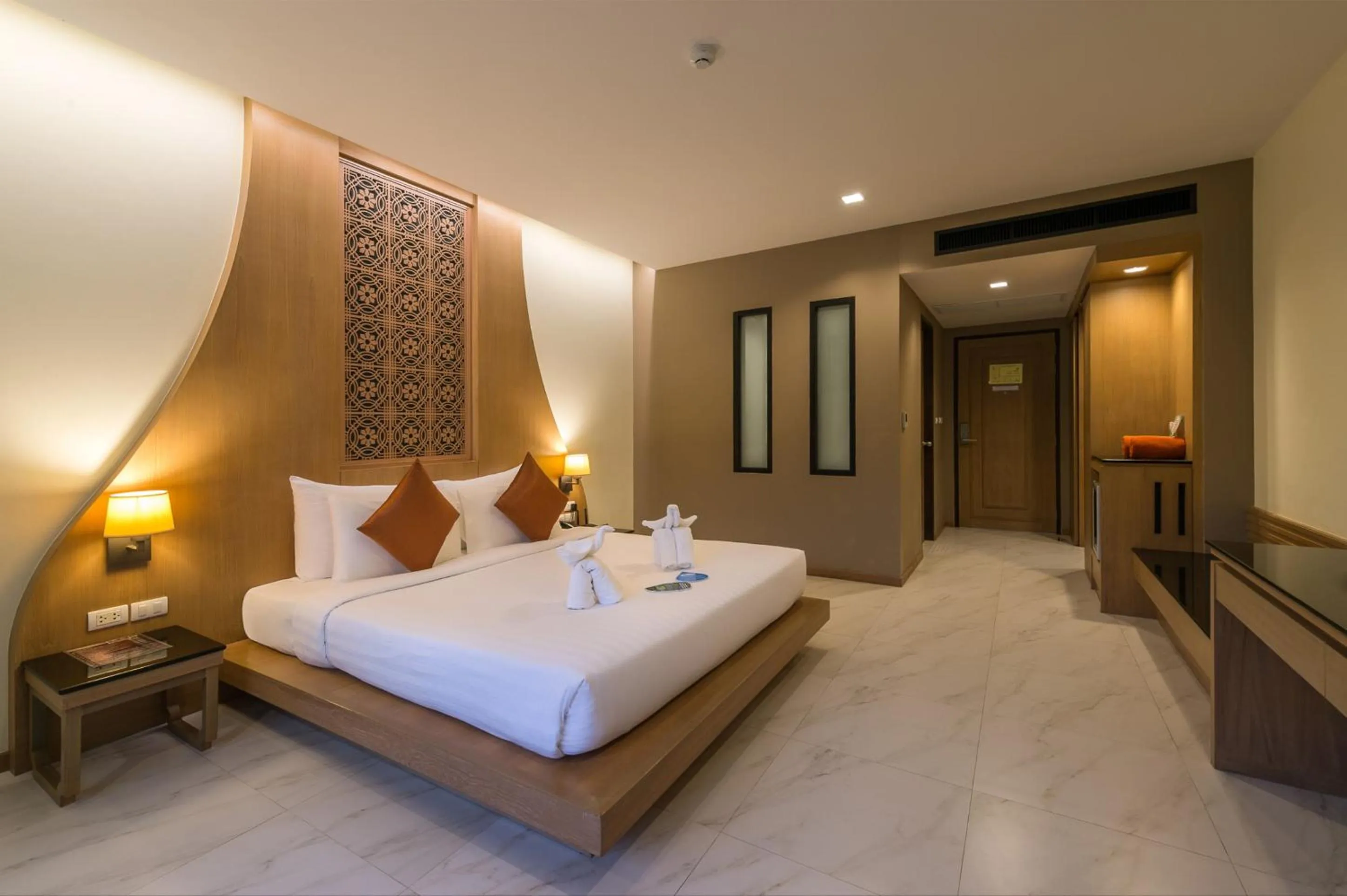 Bed in Ananta Burin Resort