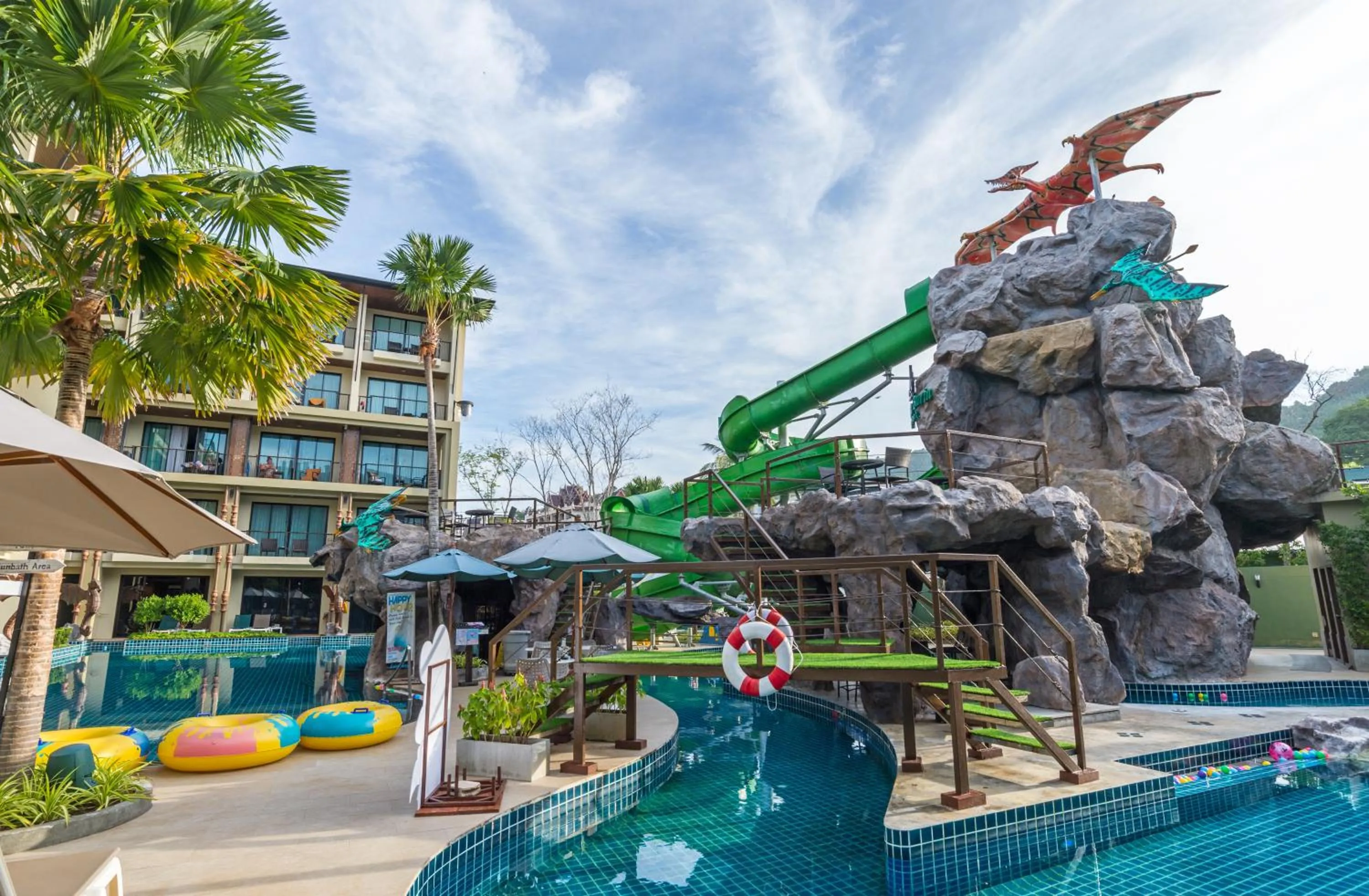 Aqua park in Ananta Burin Resort