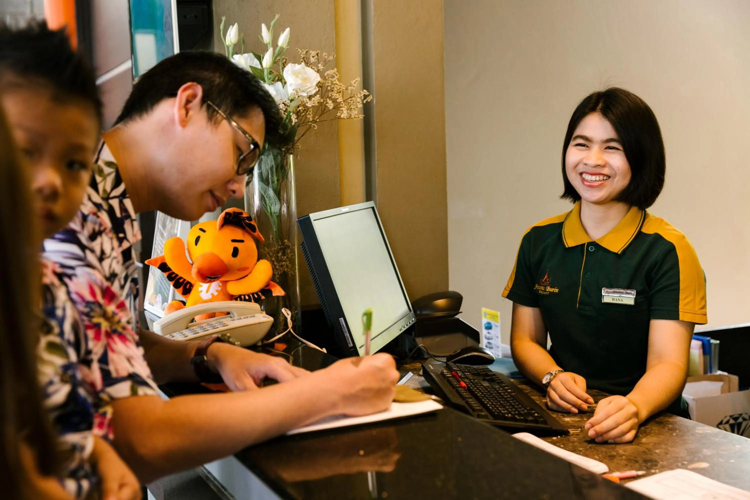 Staff in Ananta Burin Resort