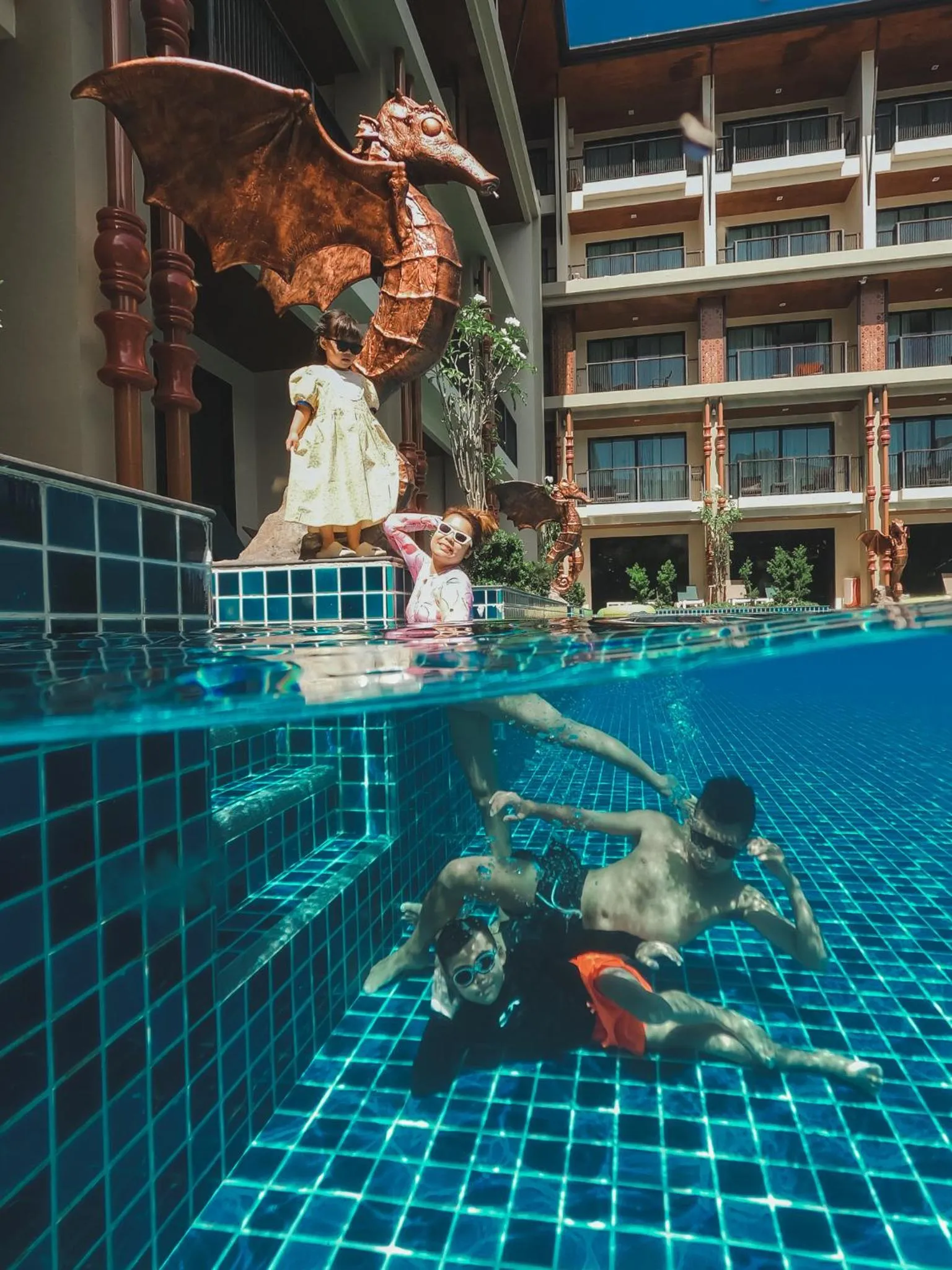 Swimming pool in Ananta Burin Resort