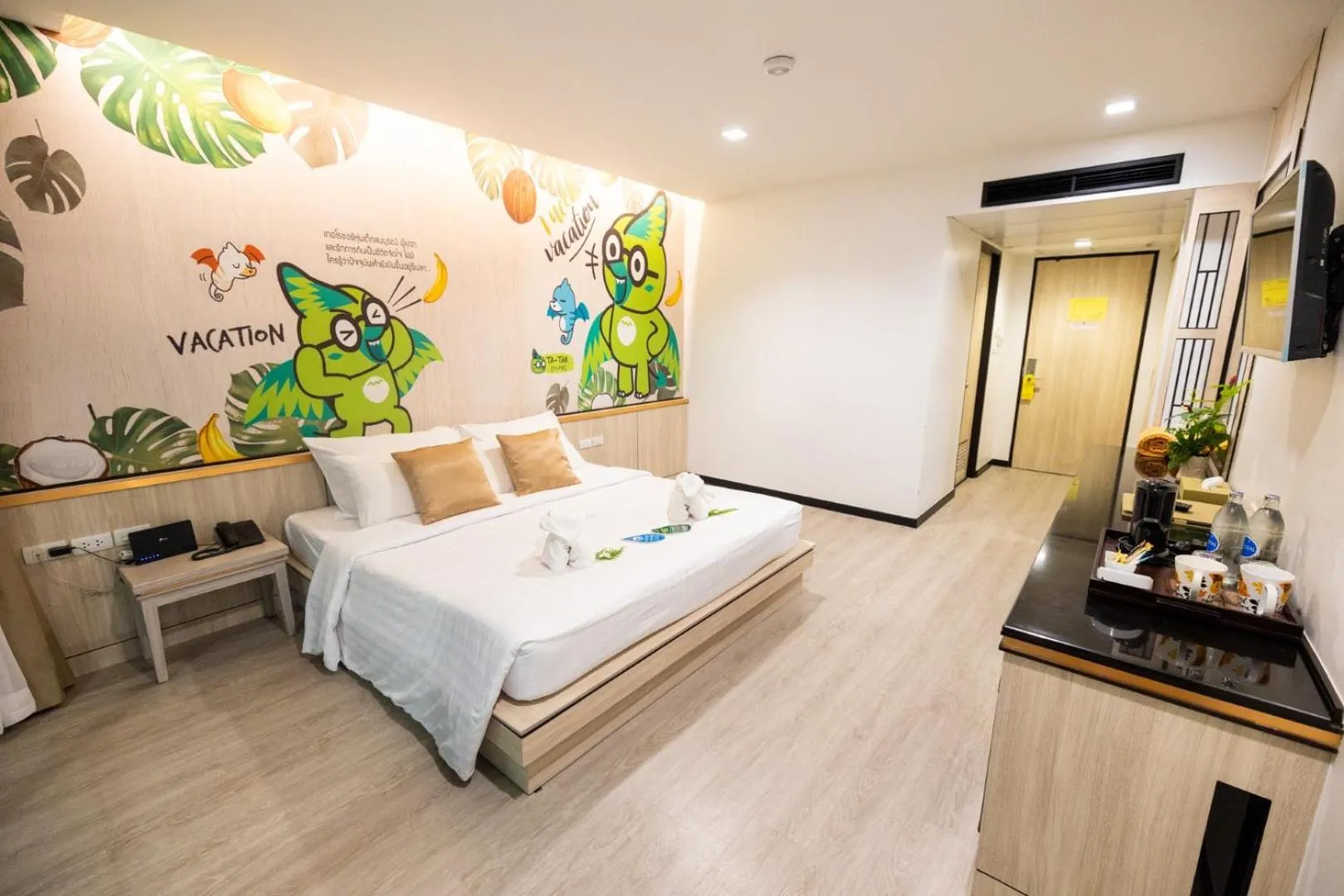 Bed in Ananta Burin Resort