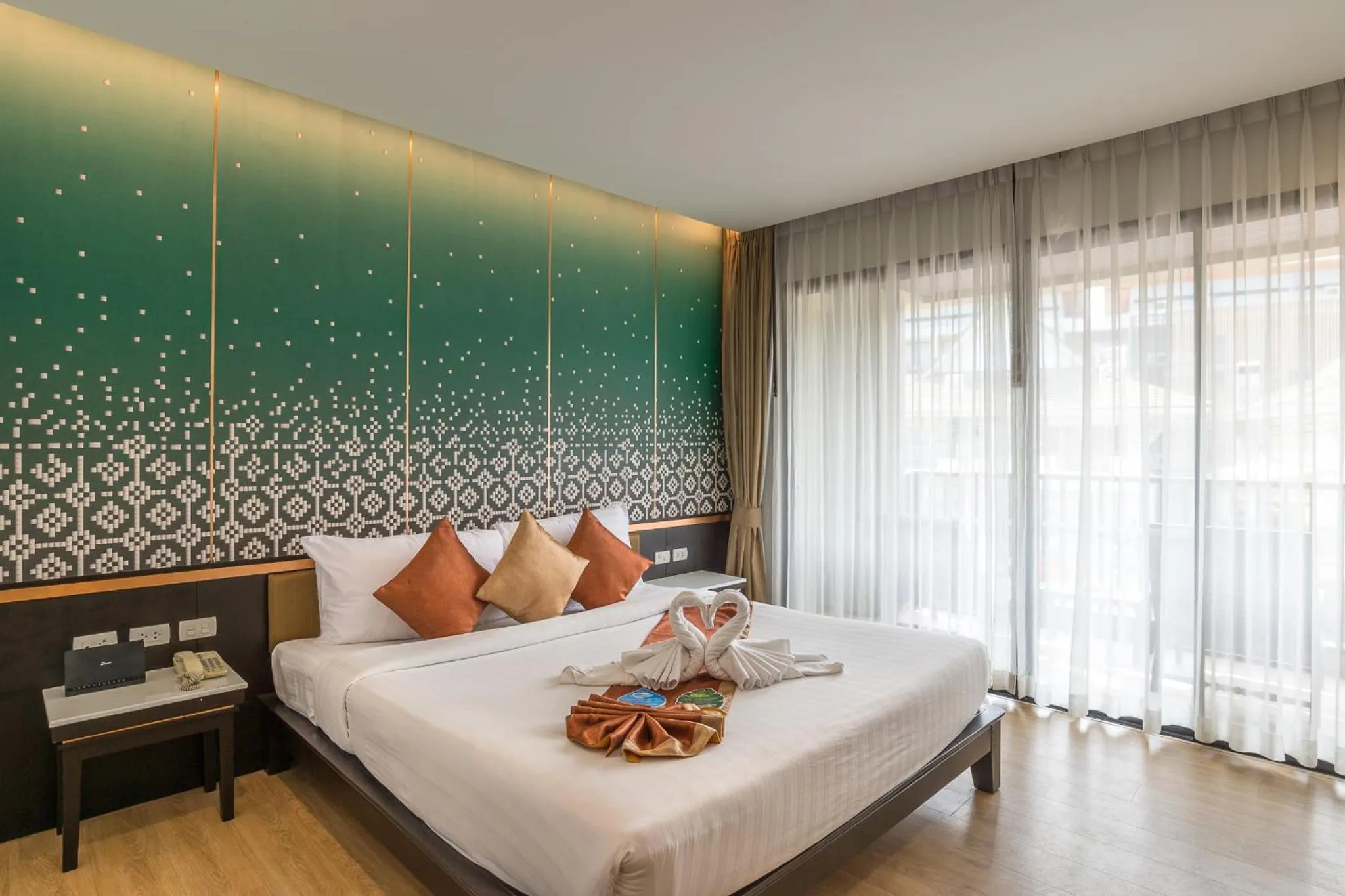 Bed in Ananta Burin Resort