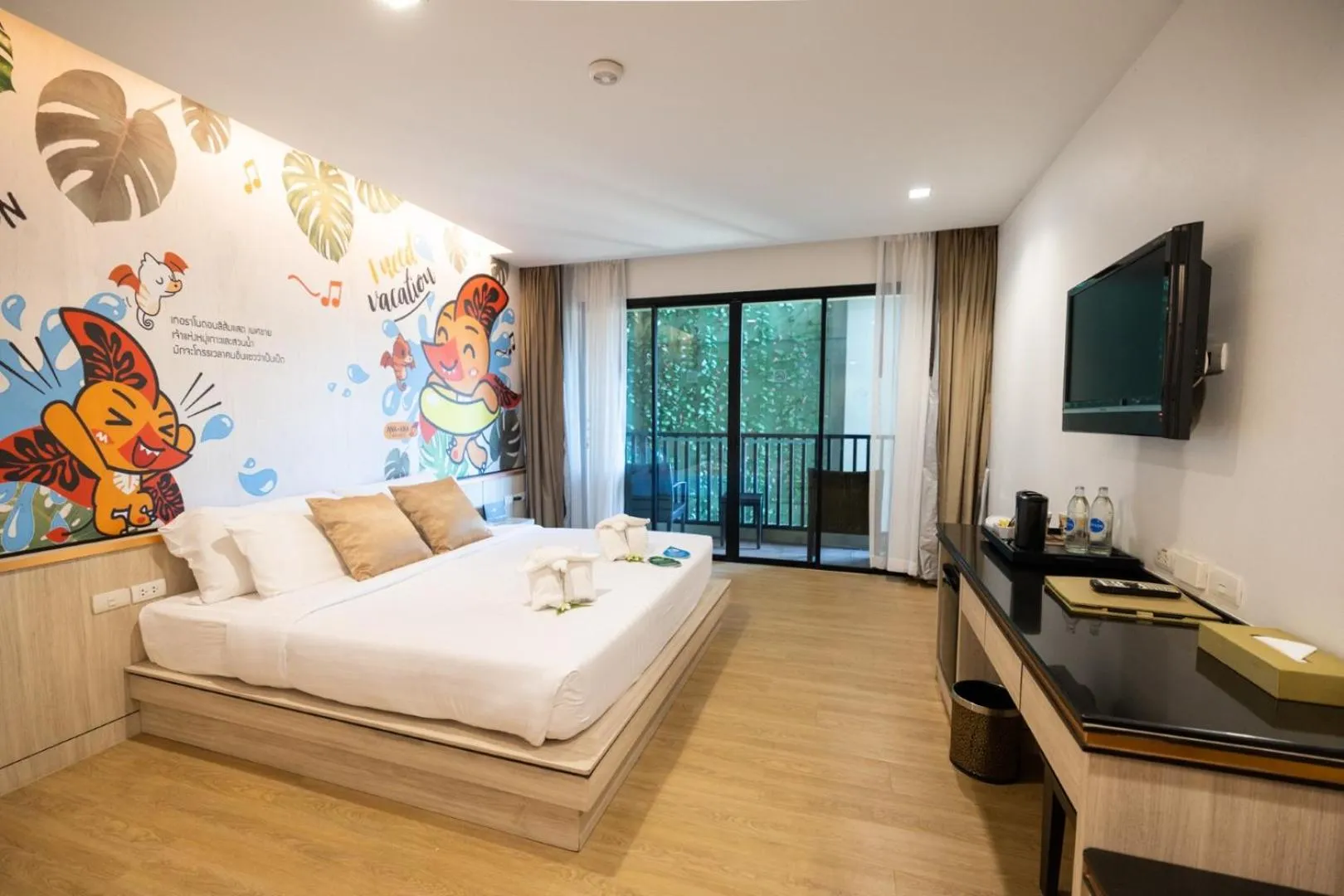 Bed in Ananta Burin Resort