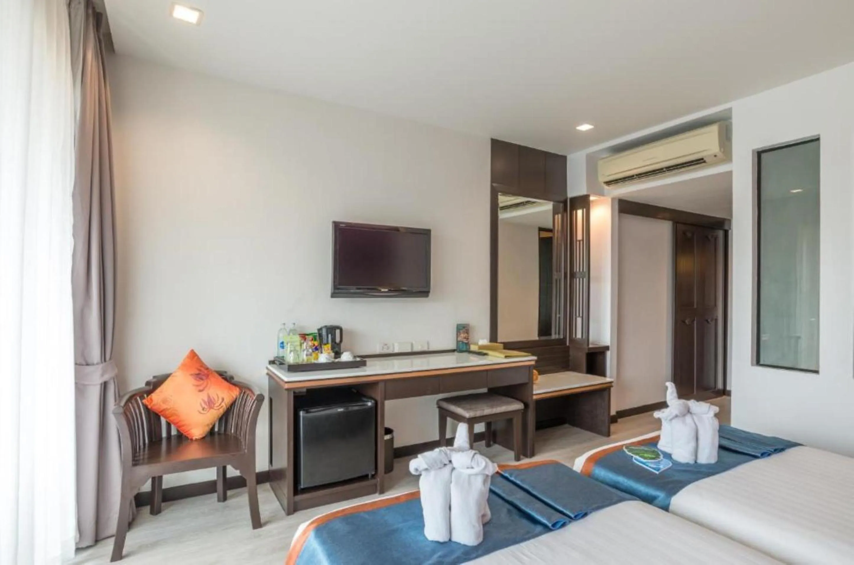 Bed in Ananta Burin Resort