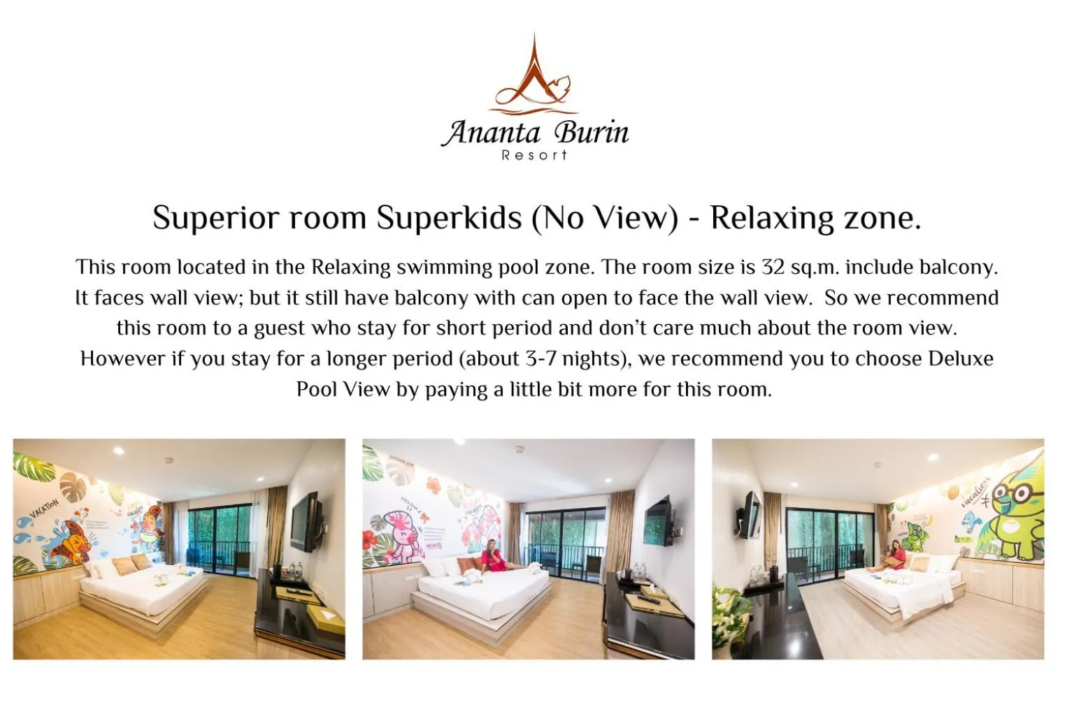 Text overlay, Bed in Ananta Burin Resort