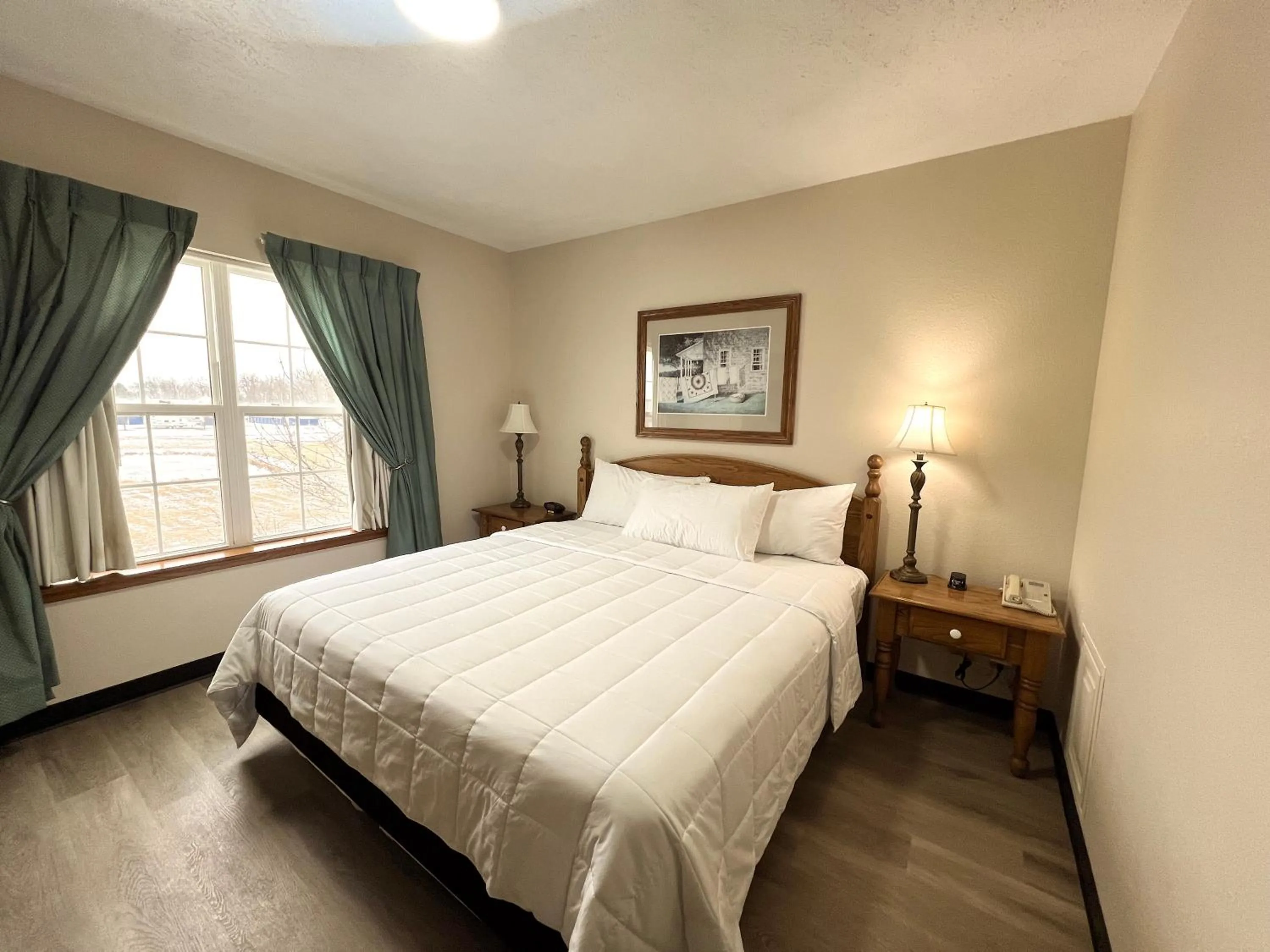 Bed in Van Buren Hotel