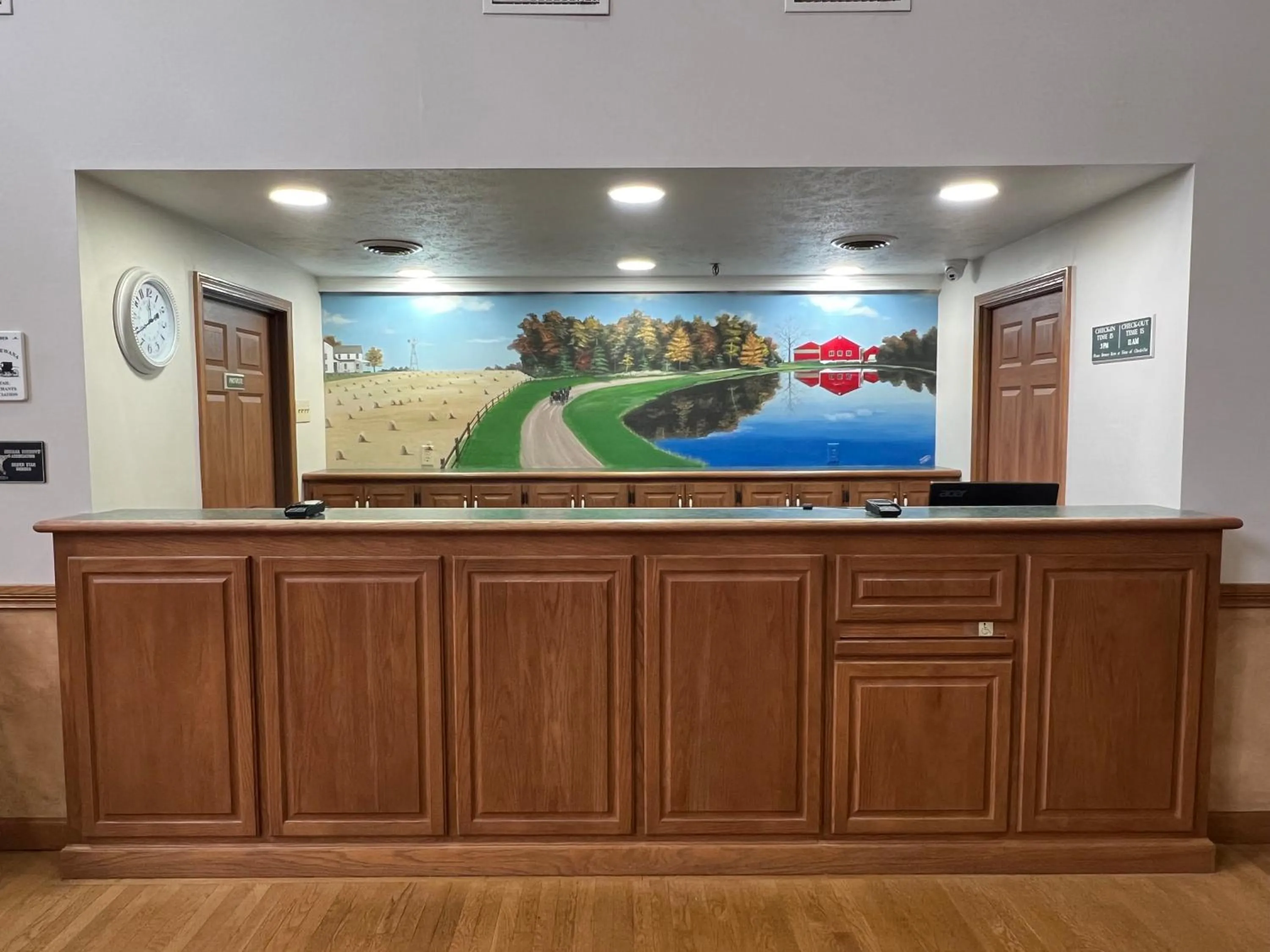 Lobby or reception in Van Buren Hotel