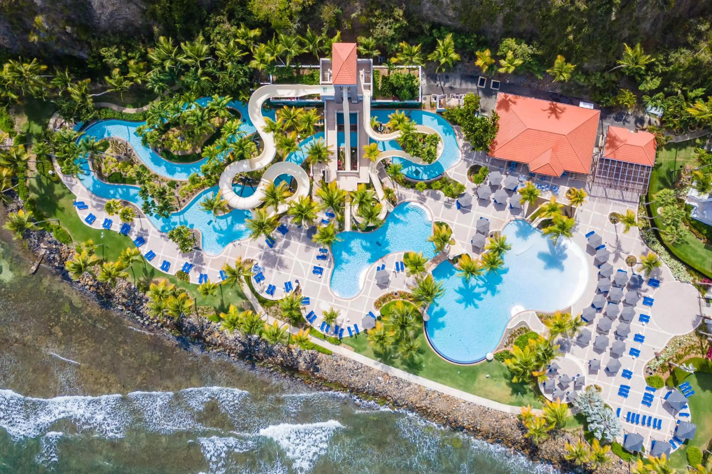 Aqua park in El Conquistador Resort - Puerto Rico