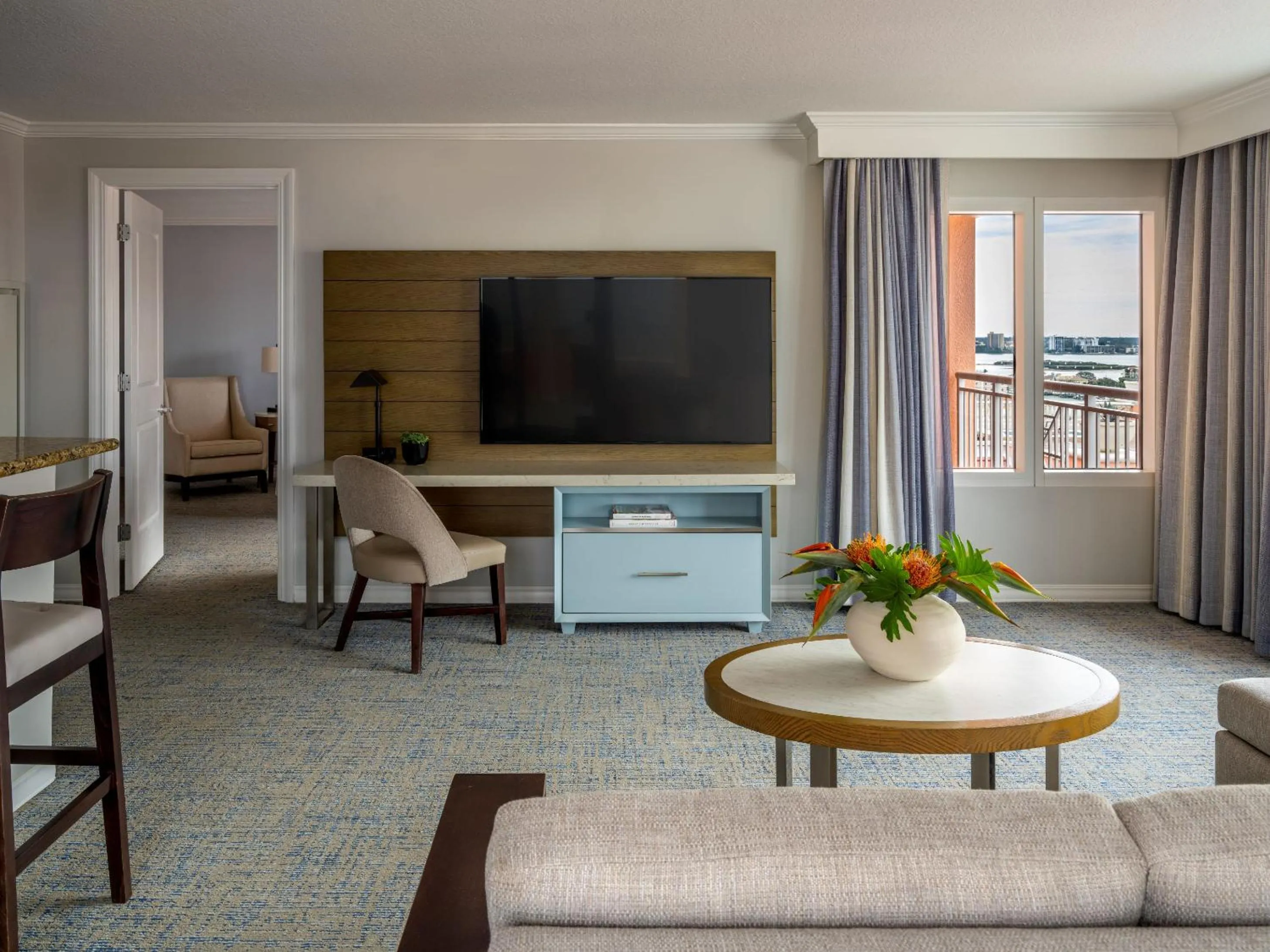 Communal lounge/ TV room in Hyatt Regency Clearwater Beach Resort & Spa
