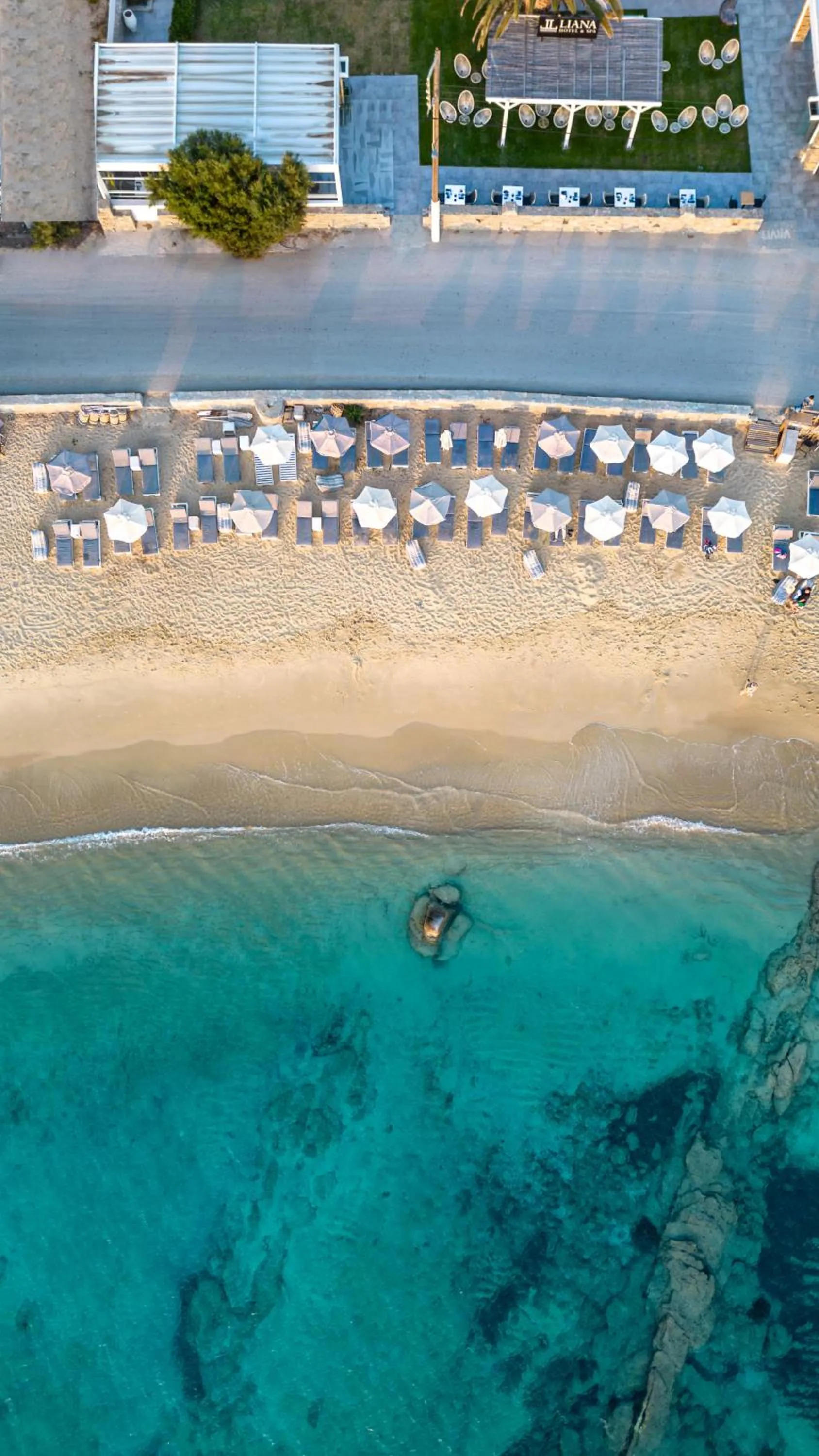 Bird's eye view in Liana Beach Hotel & Spa