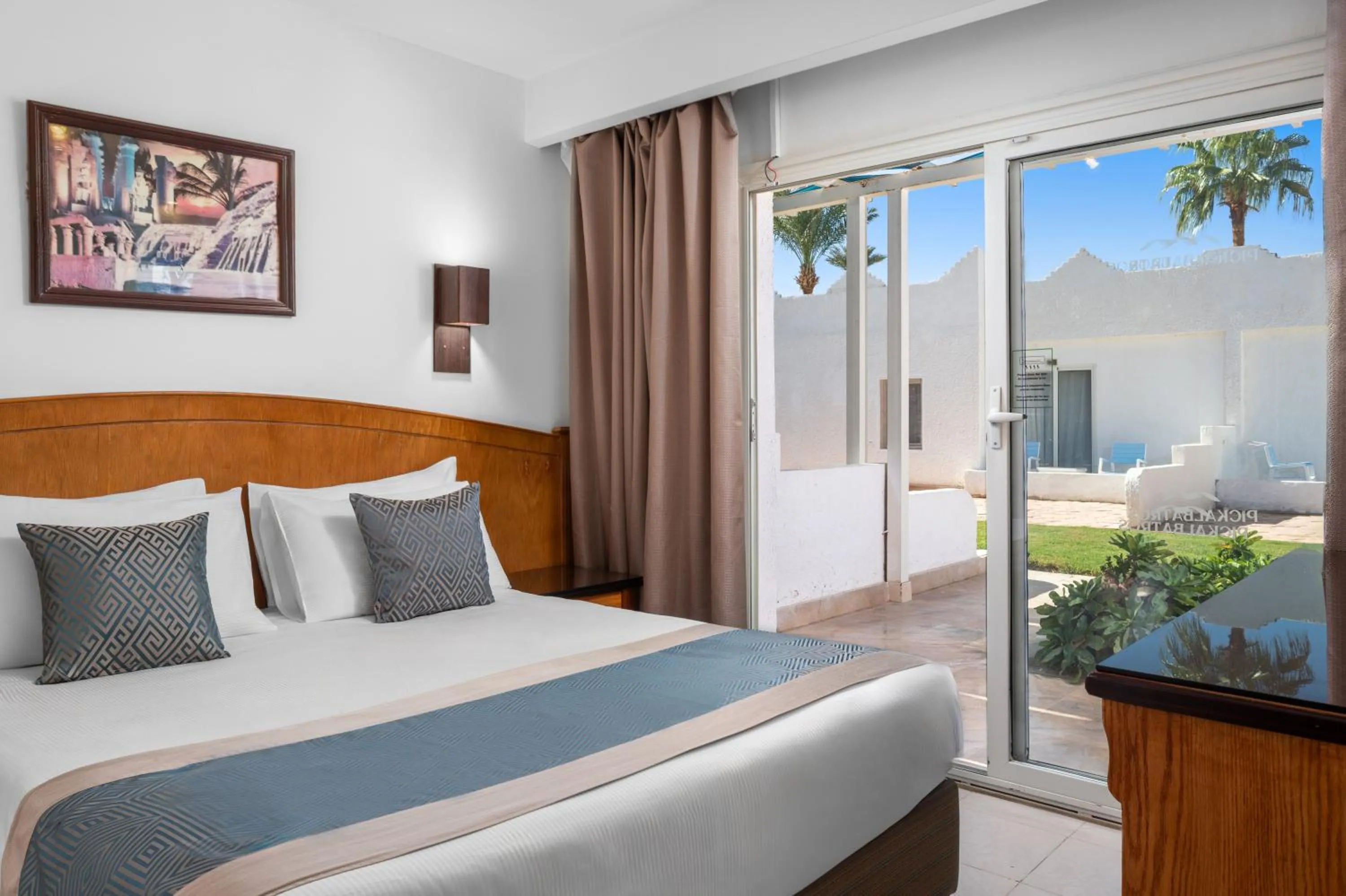 Bed in Albatros Sharm Resort - By Pickalbatros