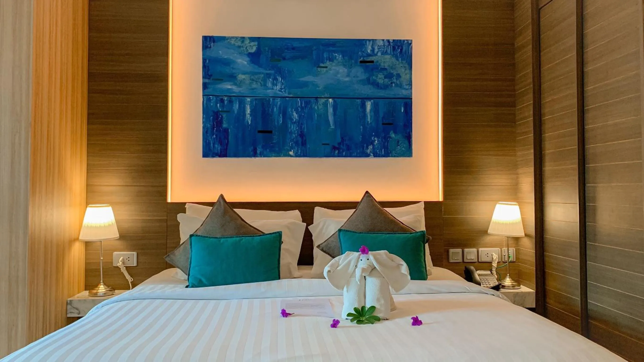 Bedroom in Kudo Hotel