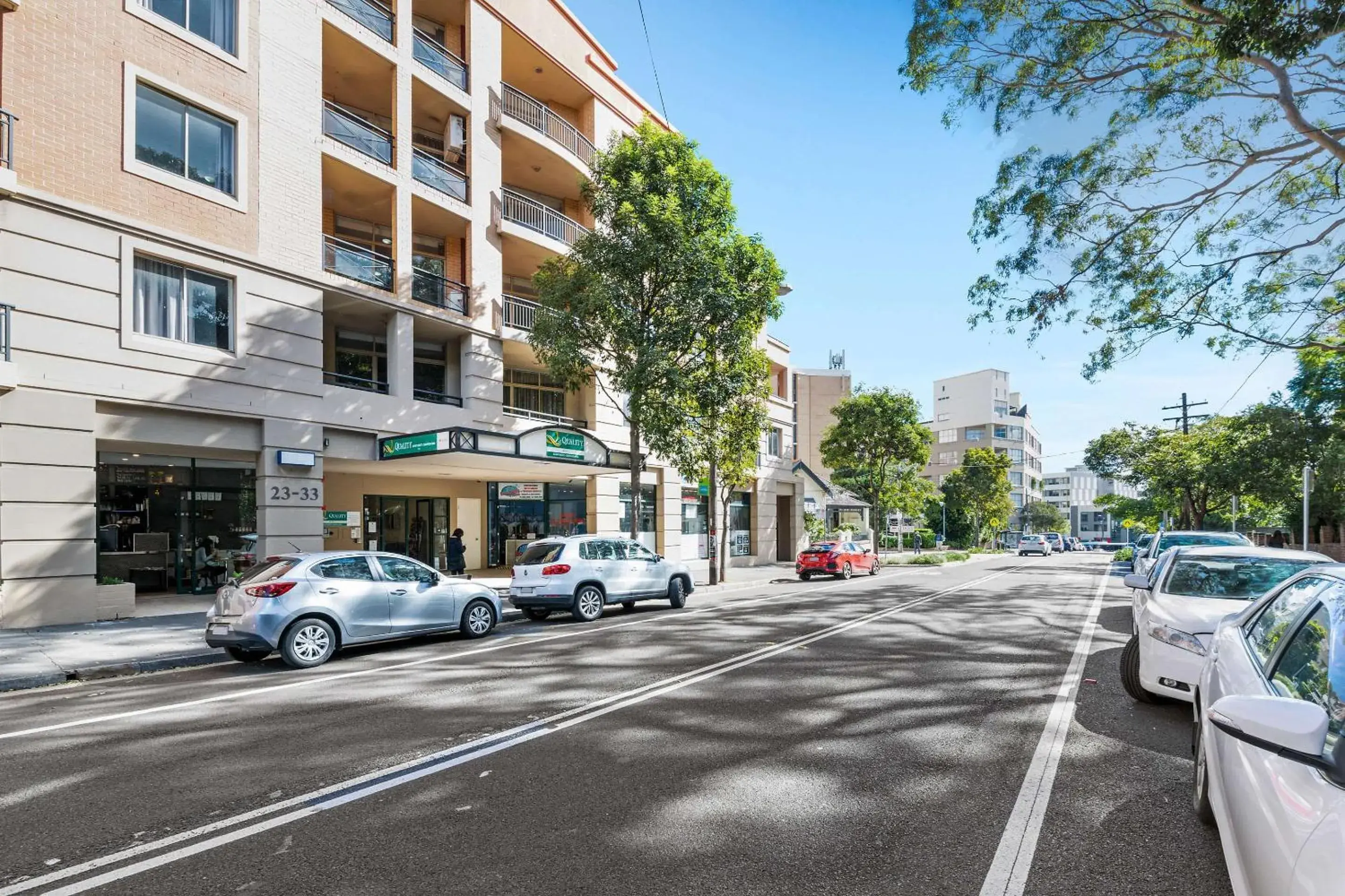 Property building in Quality Apartments Camperdown Property building in Quality Apartments Camperdown