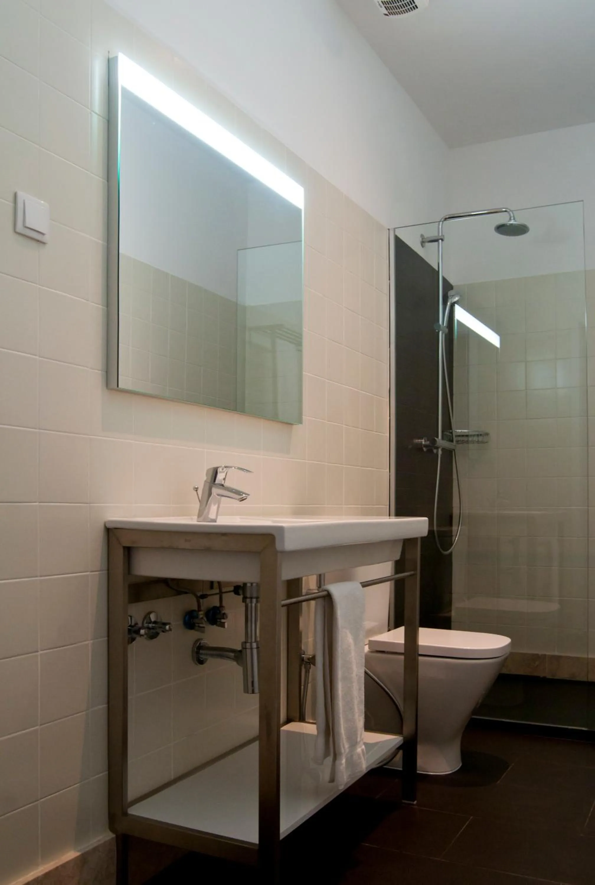 Shower in The Visionaire Apartments