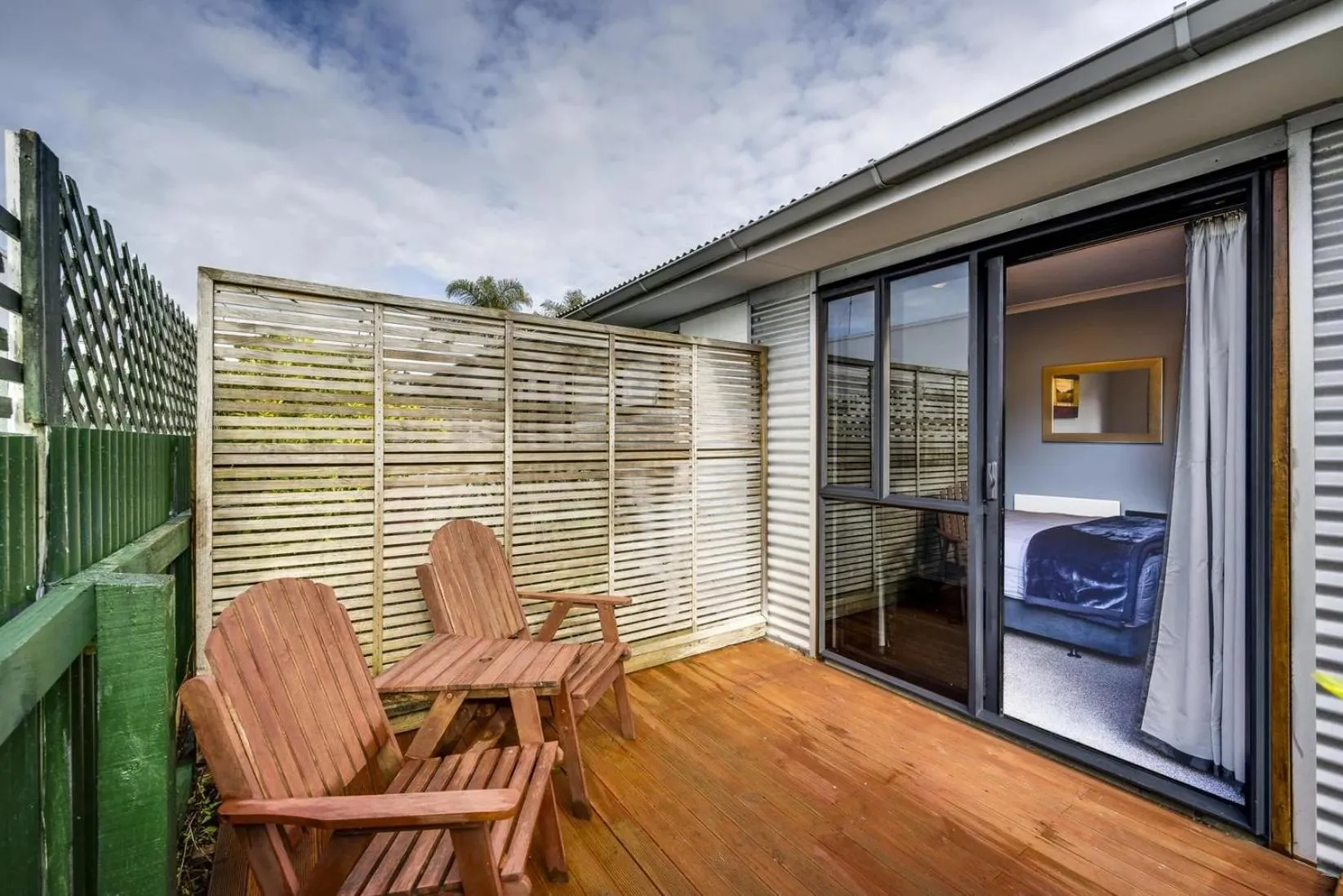 Patio in The Rocks Motel