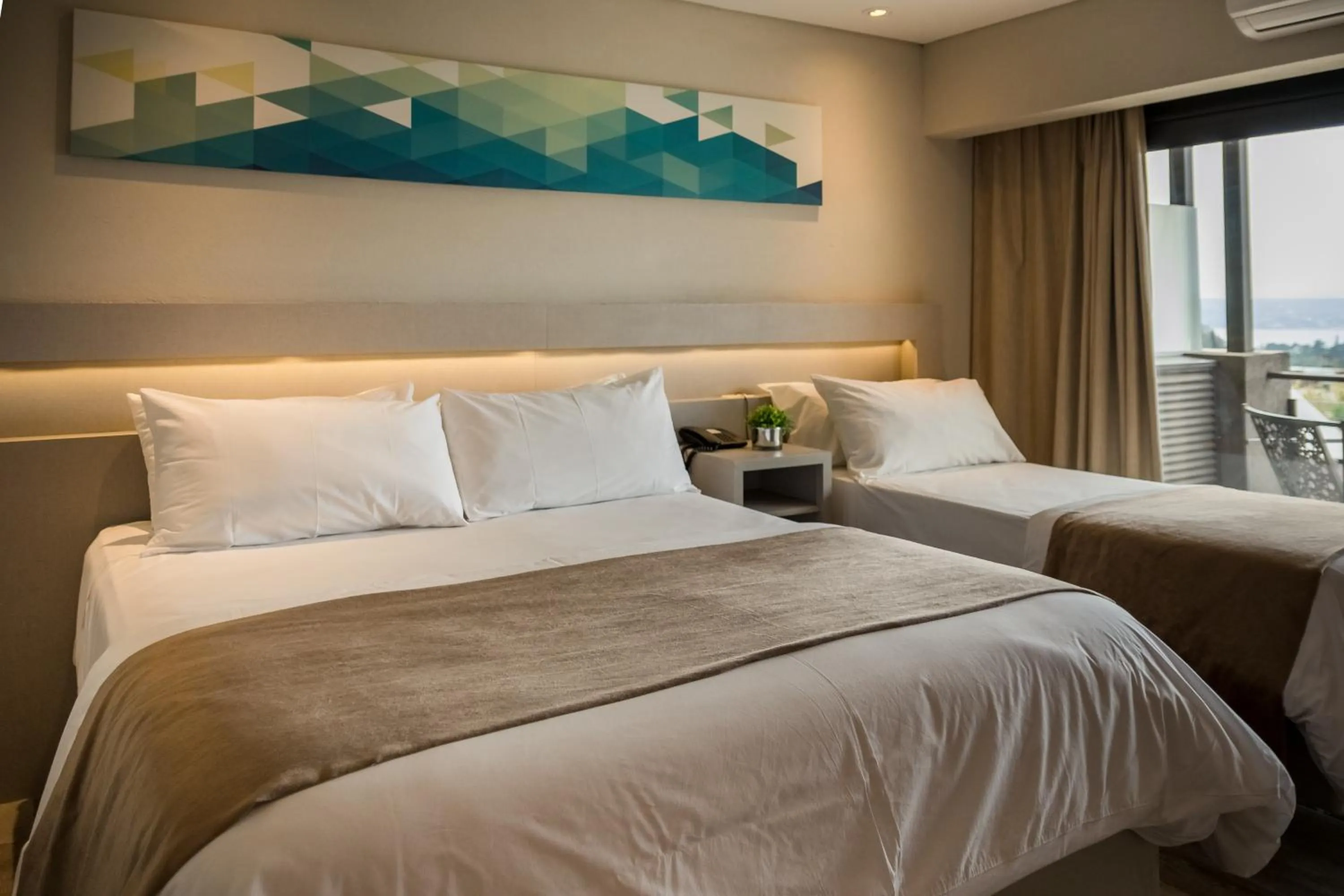 Bed in Eleton Resort & Spa