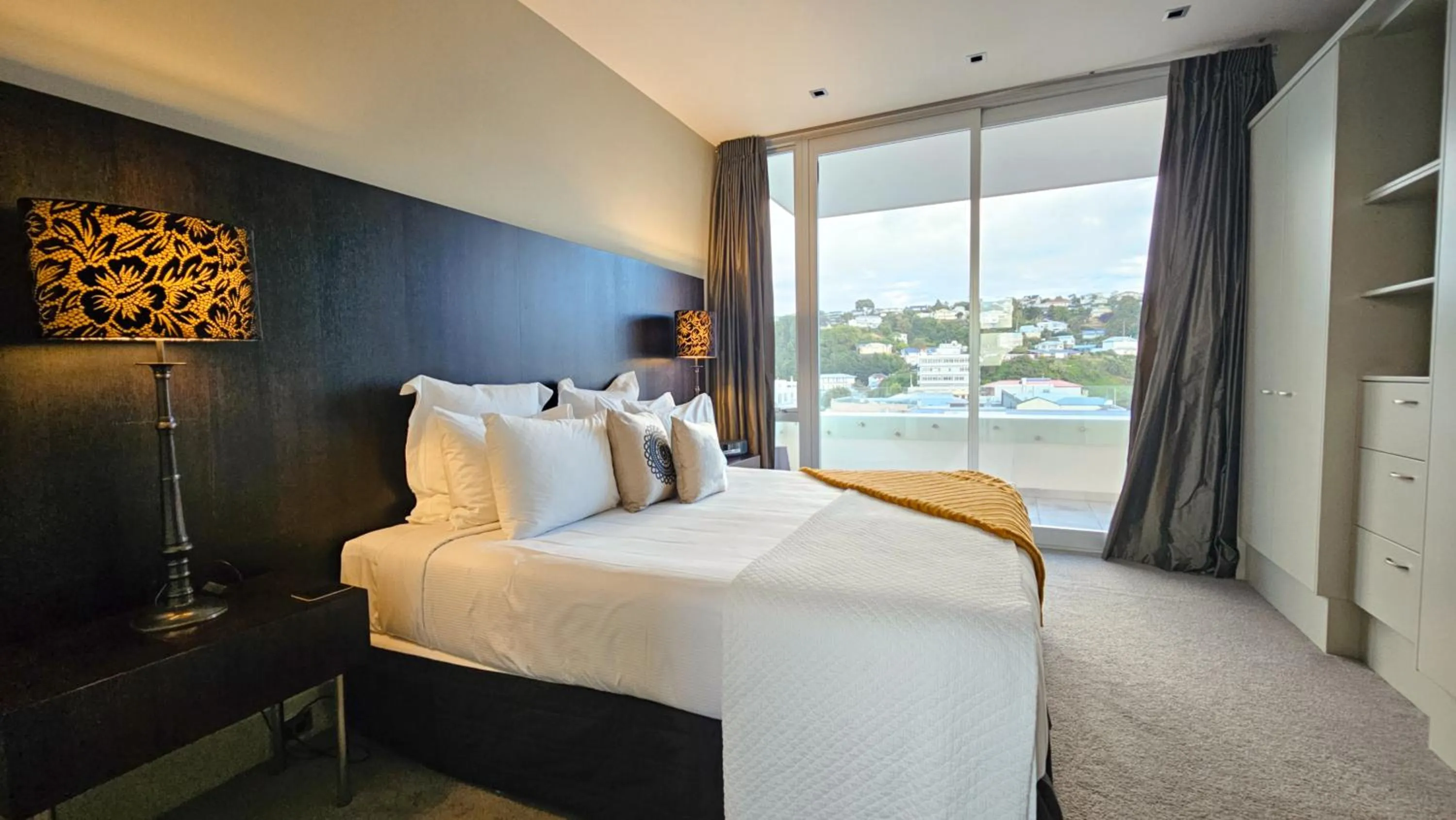 Bedroom, Bed in The Dome Boutique Apartments