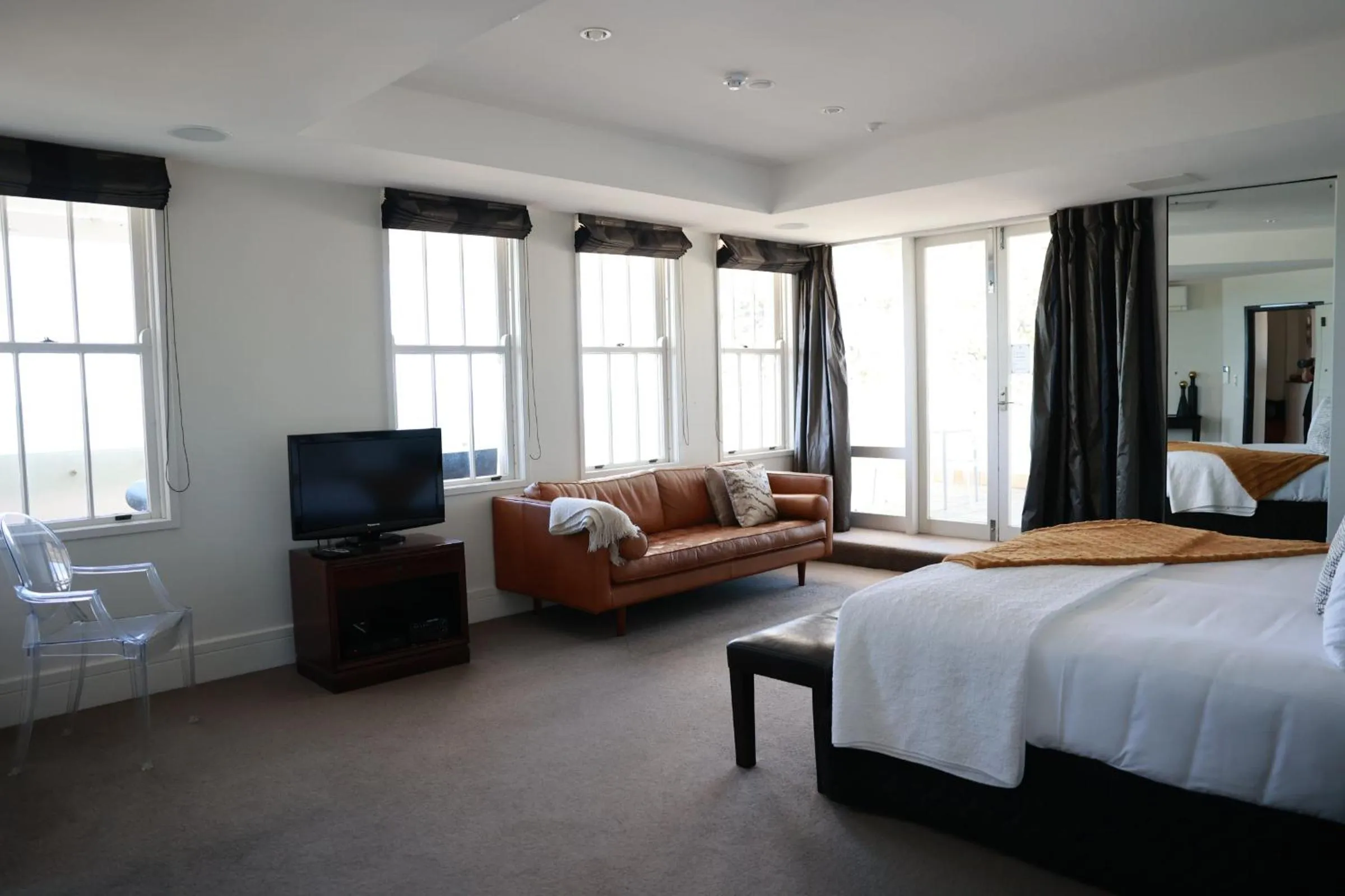 Bed in The Dome Boutique Apartments