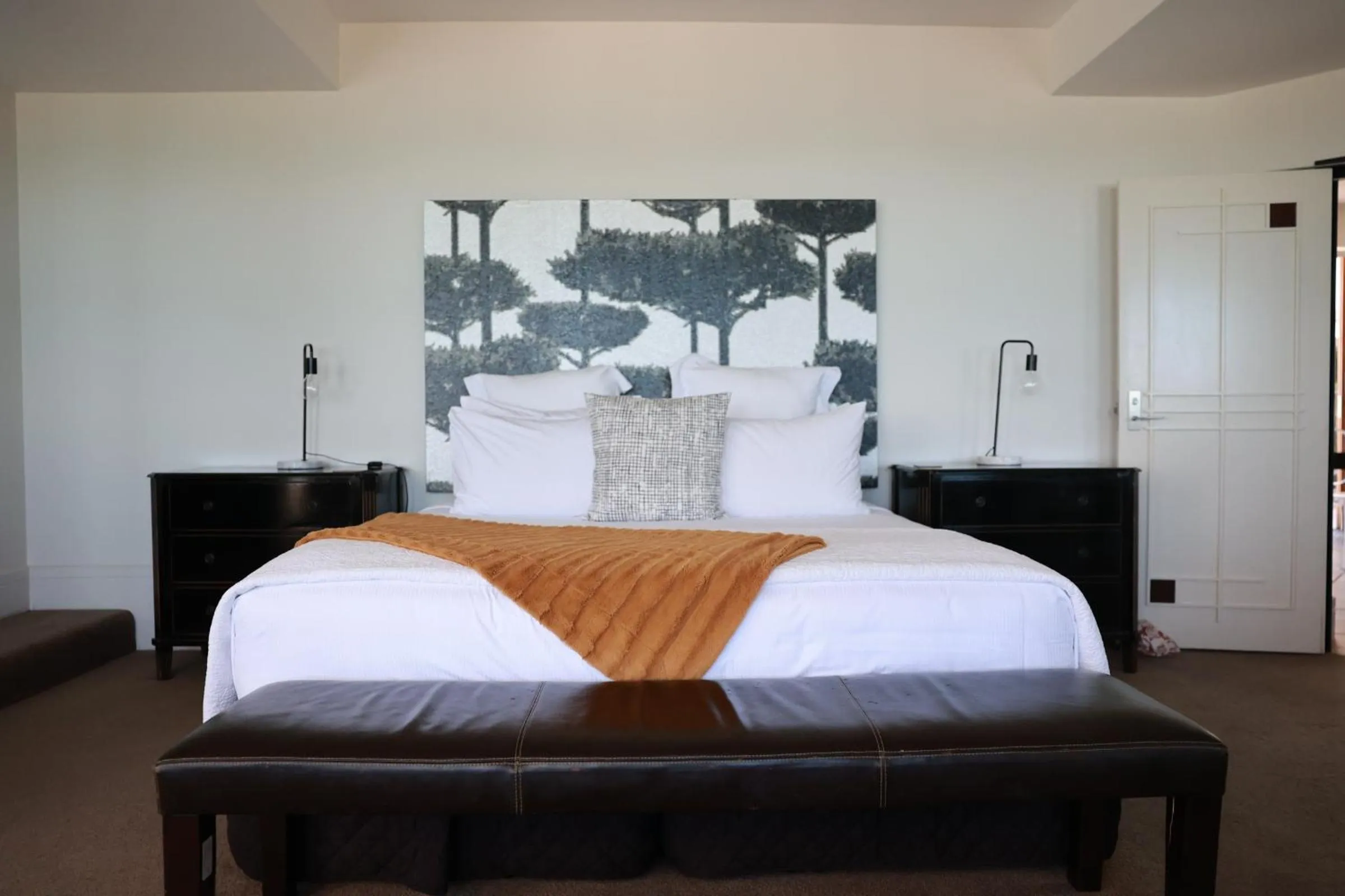 Bed in The Dome Boutique Apartments