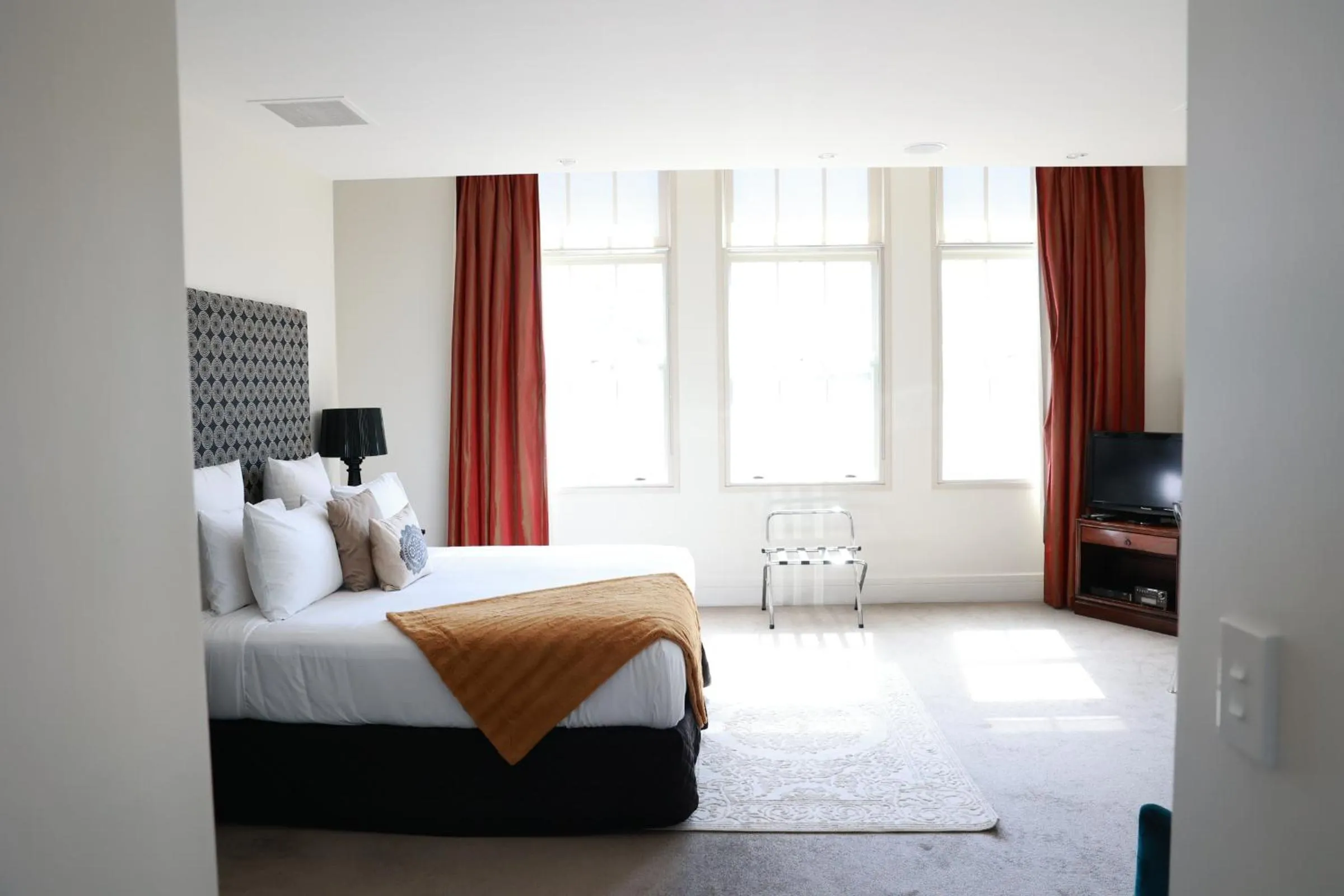 Bed in The Dome Boutique Apartments