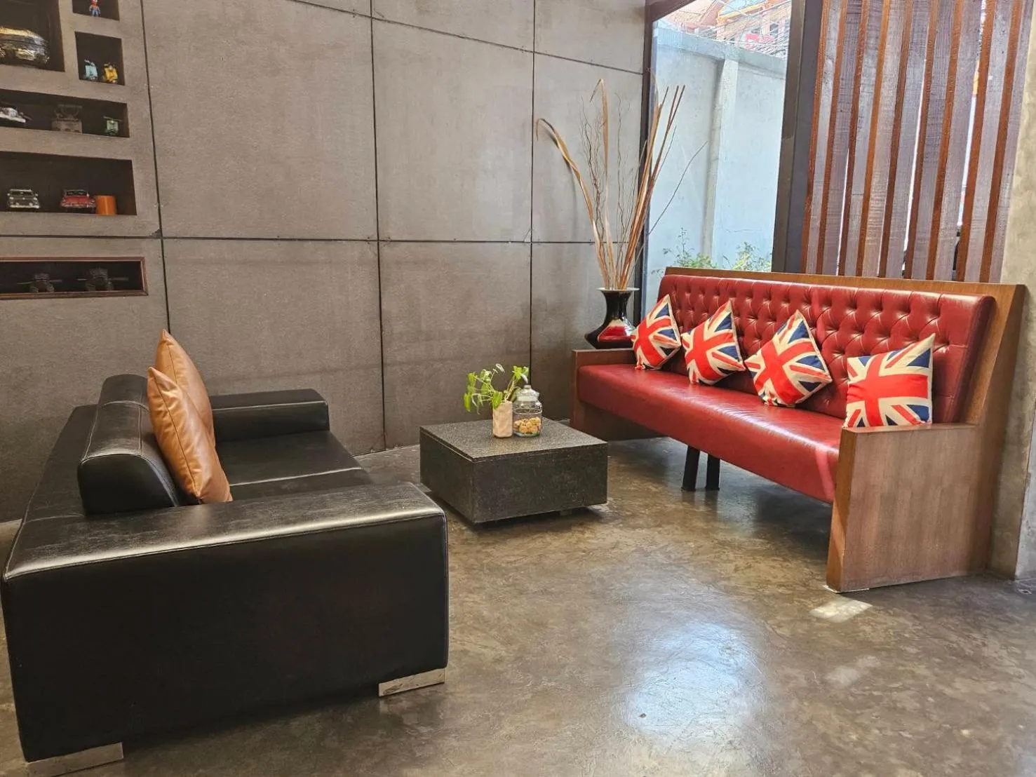 Seating area in The Album Loft