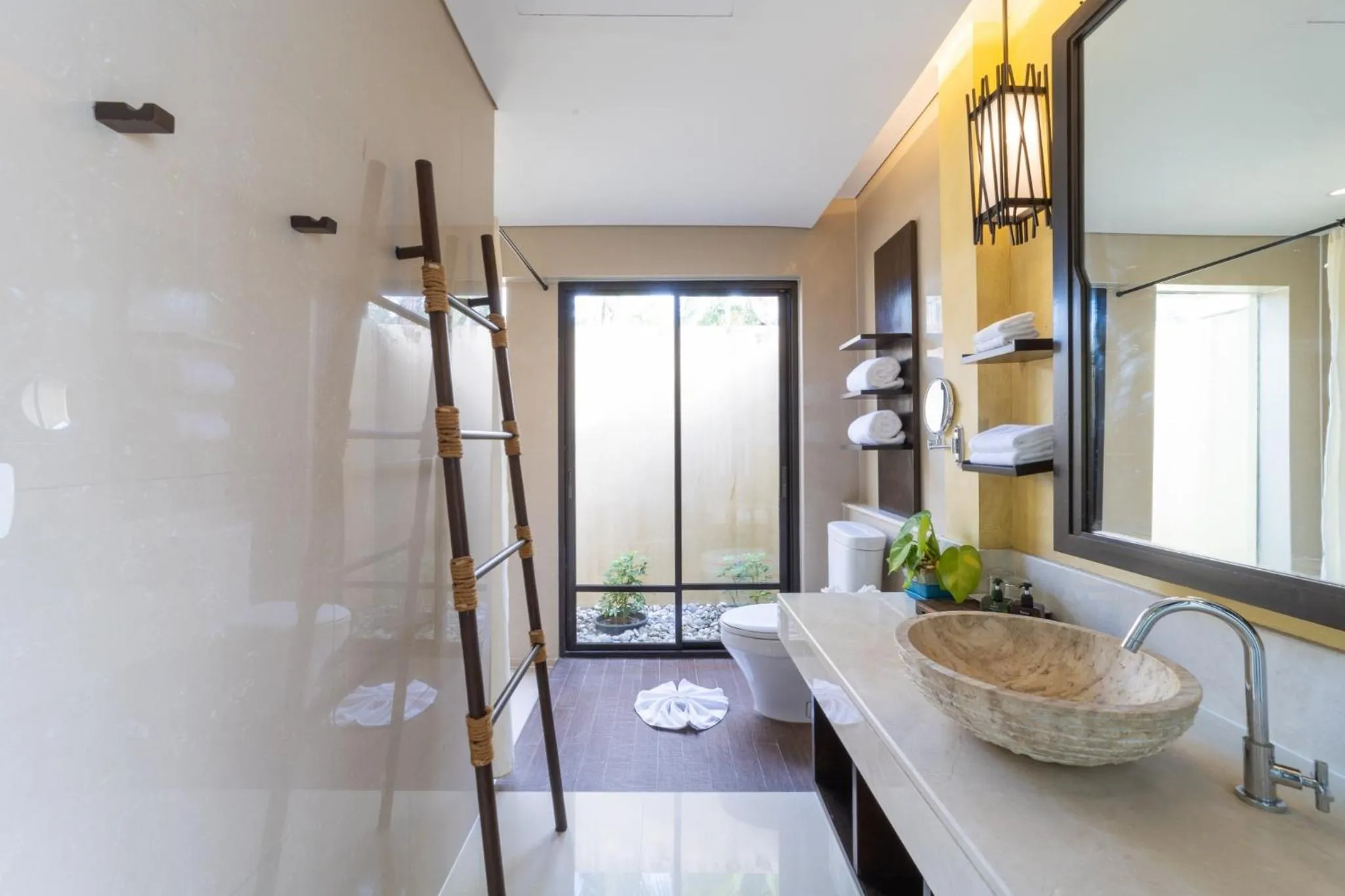 Shower in TUI BLUE The Passage Samui Pool Villas with Private Beach Resort