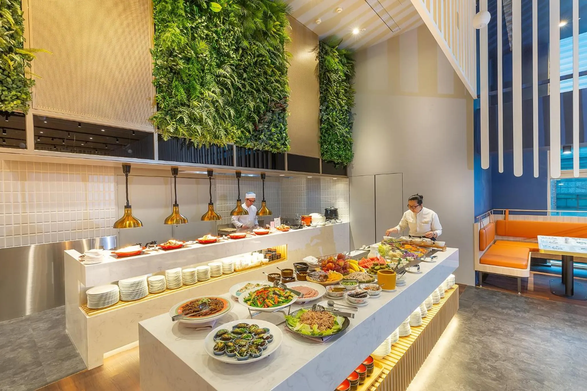 Buffet breakfast in Howard Plaza Hotel Hsinchu