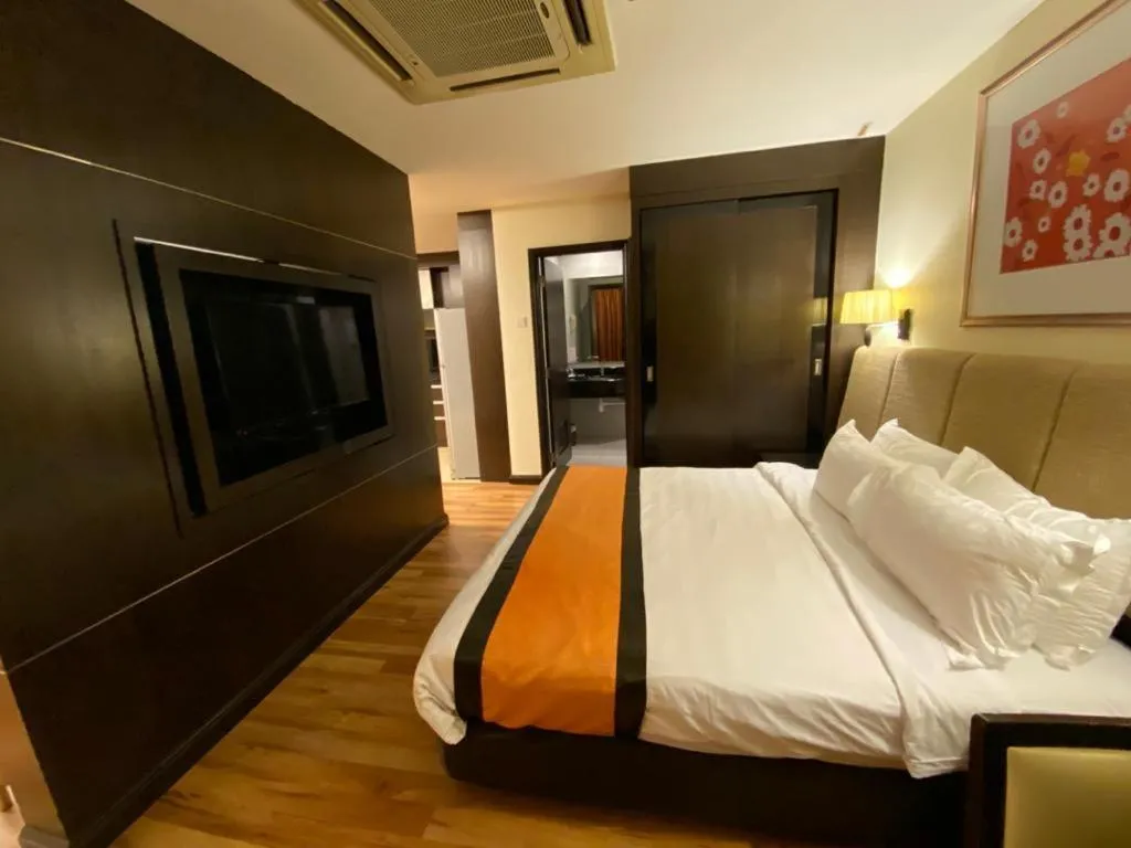 Bed in Grand Paragon Hotel Johor Bahru