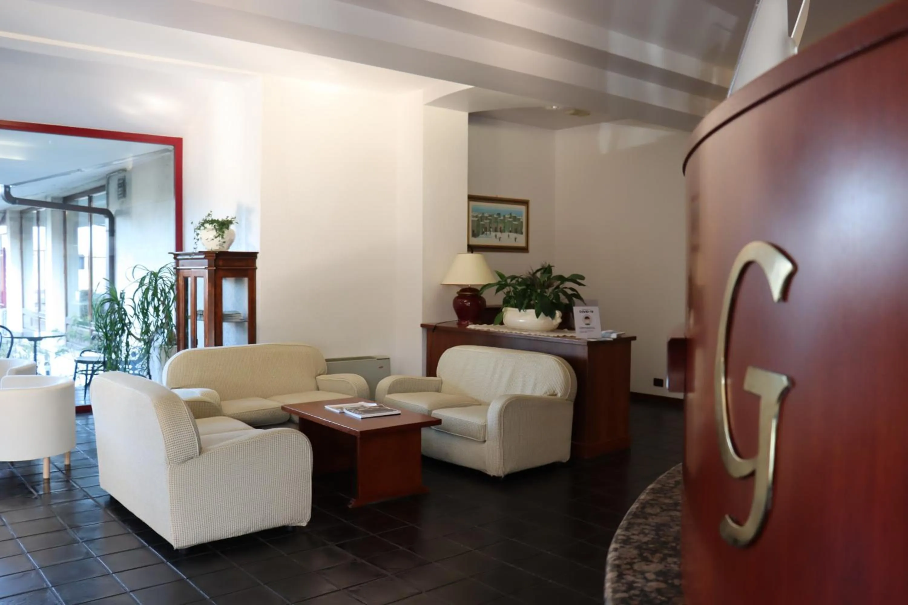 Lobby or reception in Hotel Galant