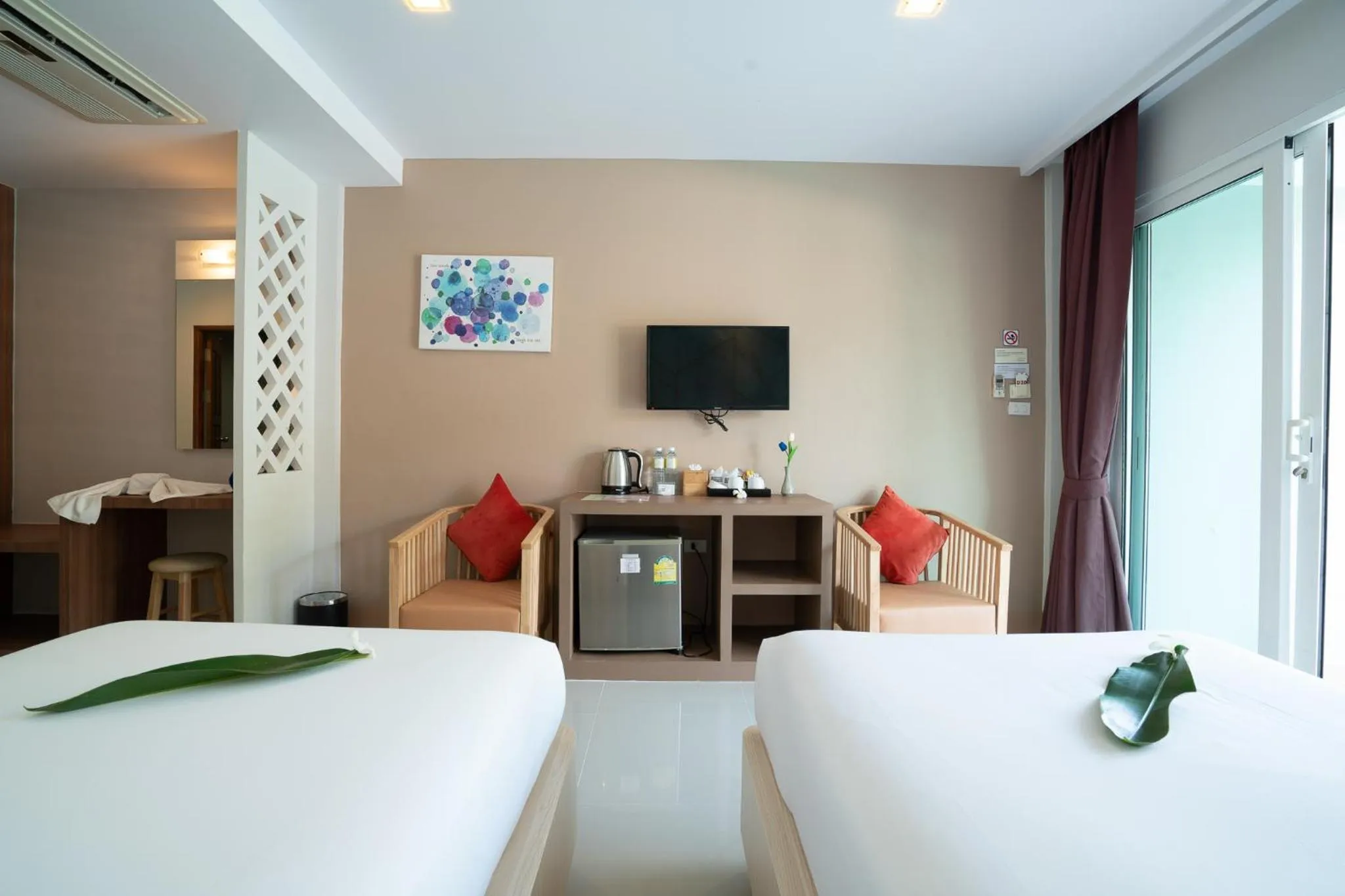 Bed in Phi Phi Anita Resort