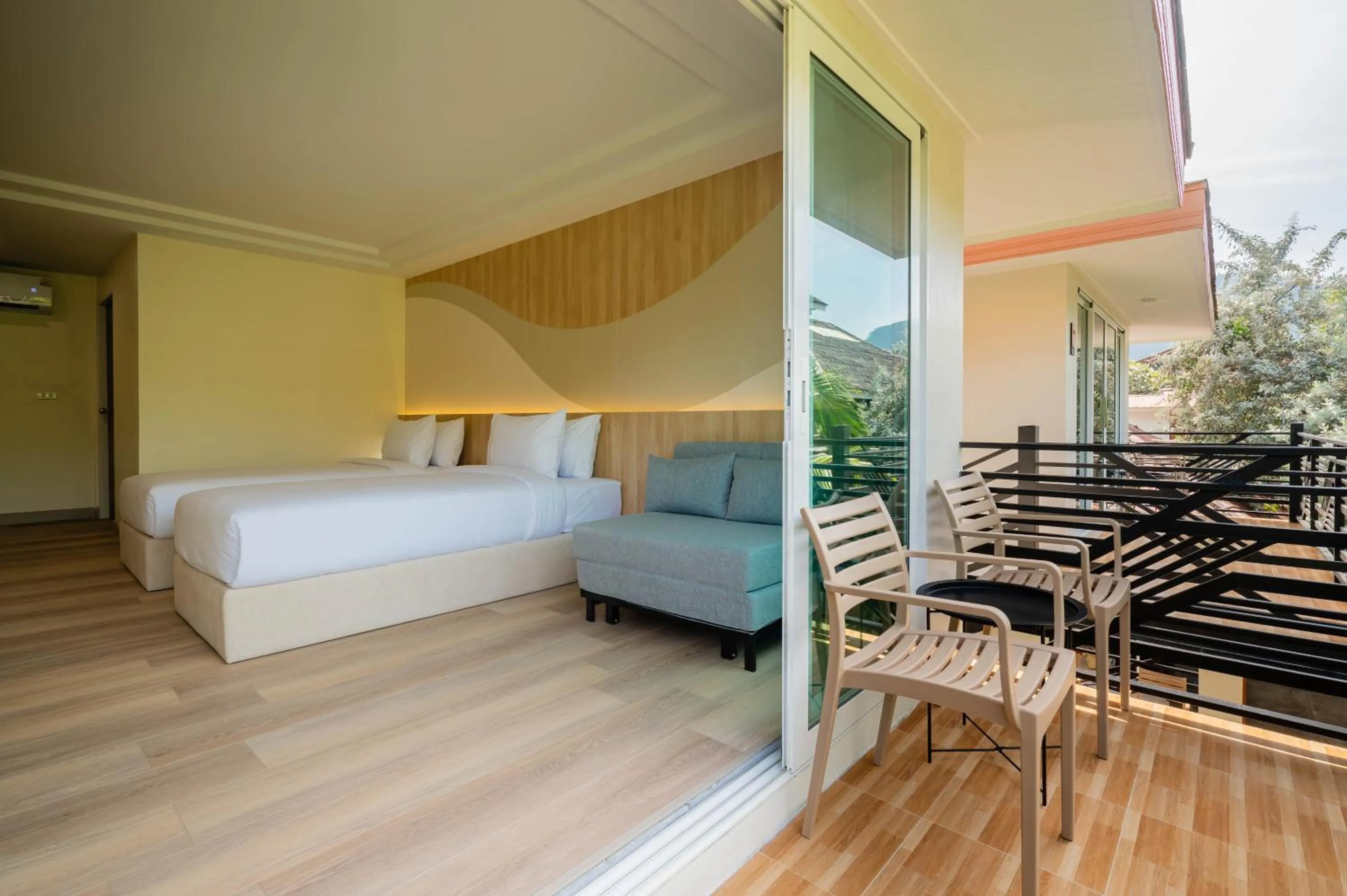 Bed in Phi Phi Anita Resort