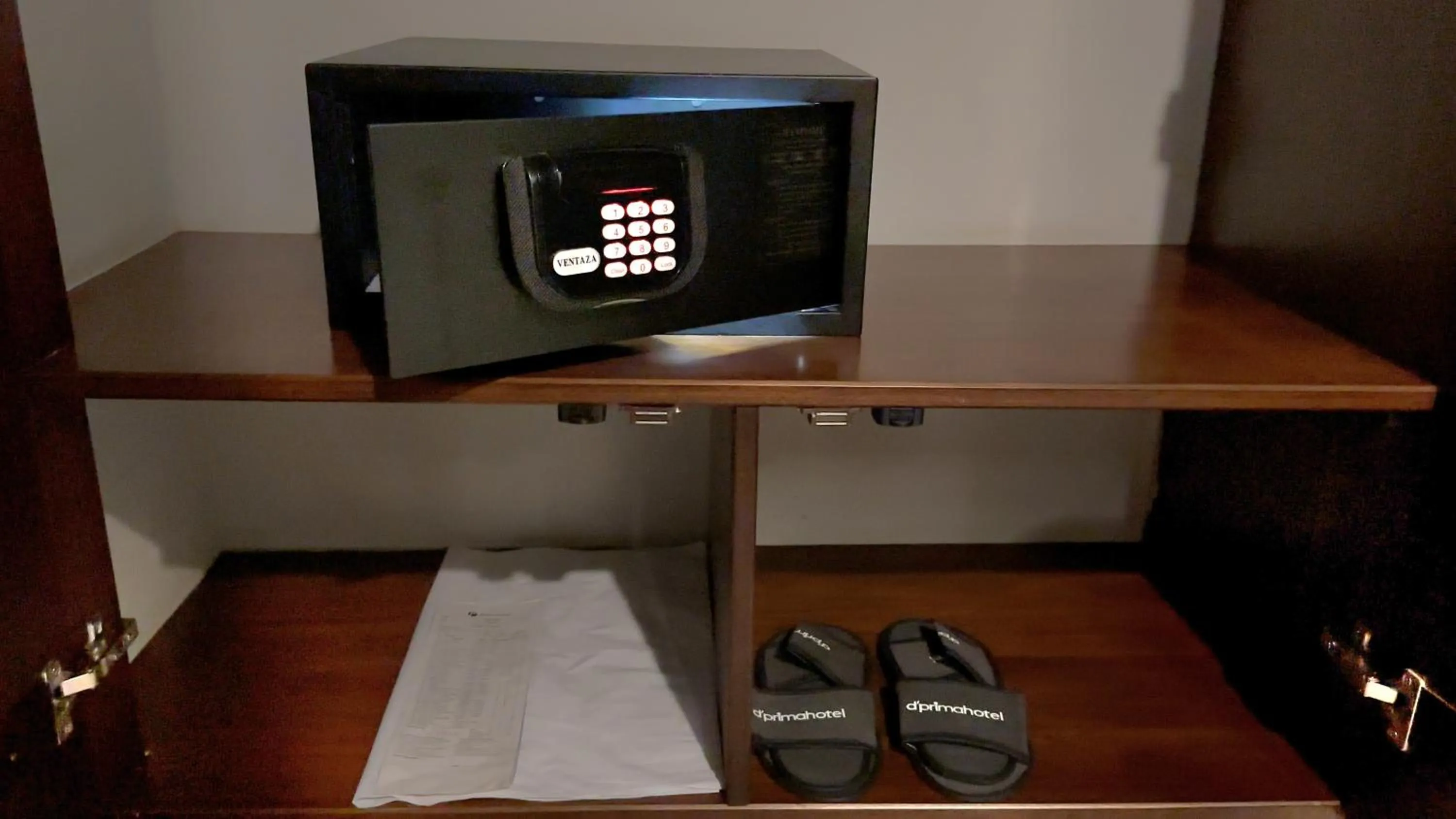 safe in d'primahotel Kualanamu Airport Medan