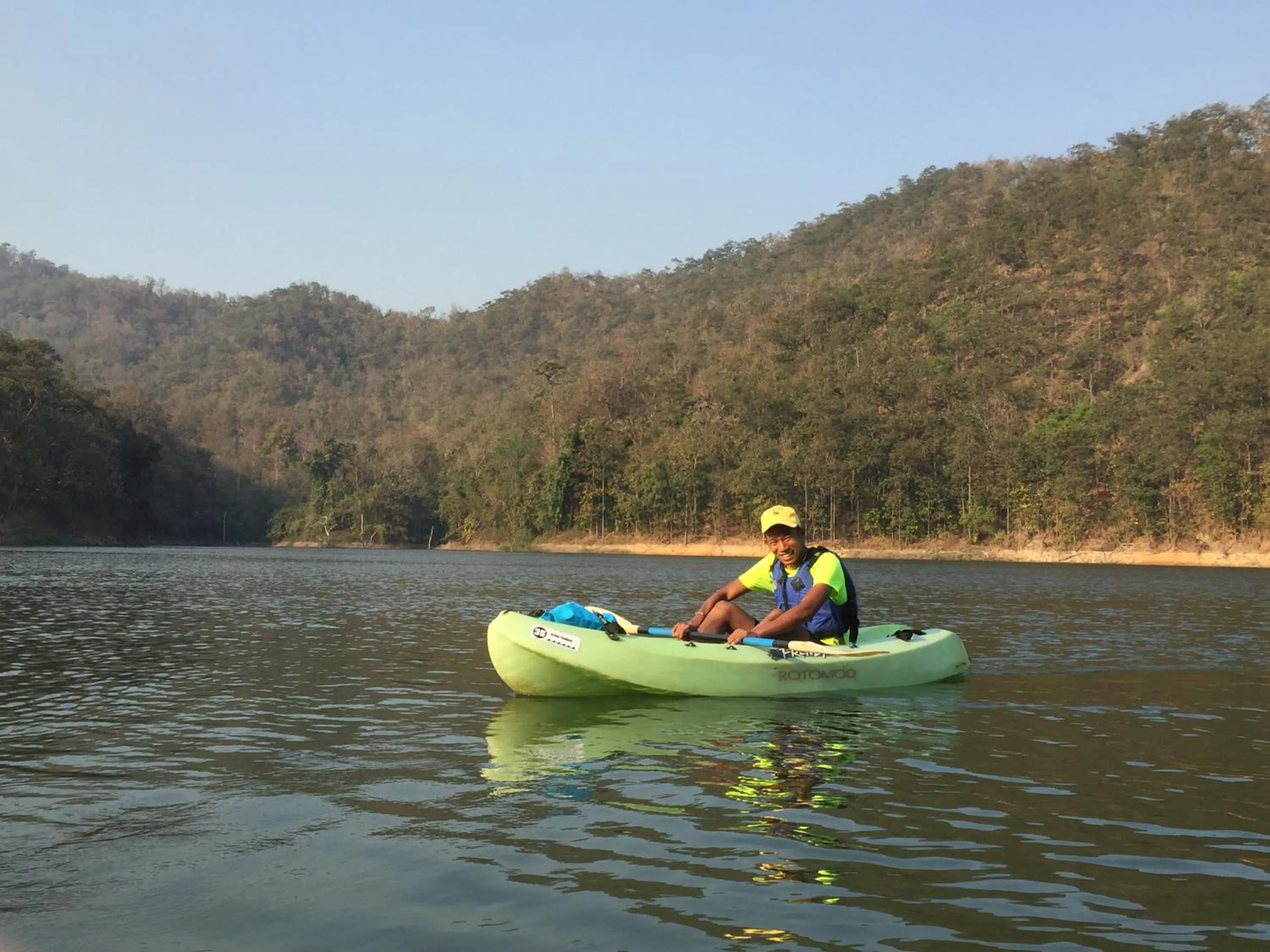 Canoeing in Le Cocotier