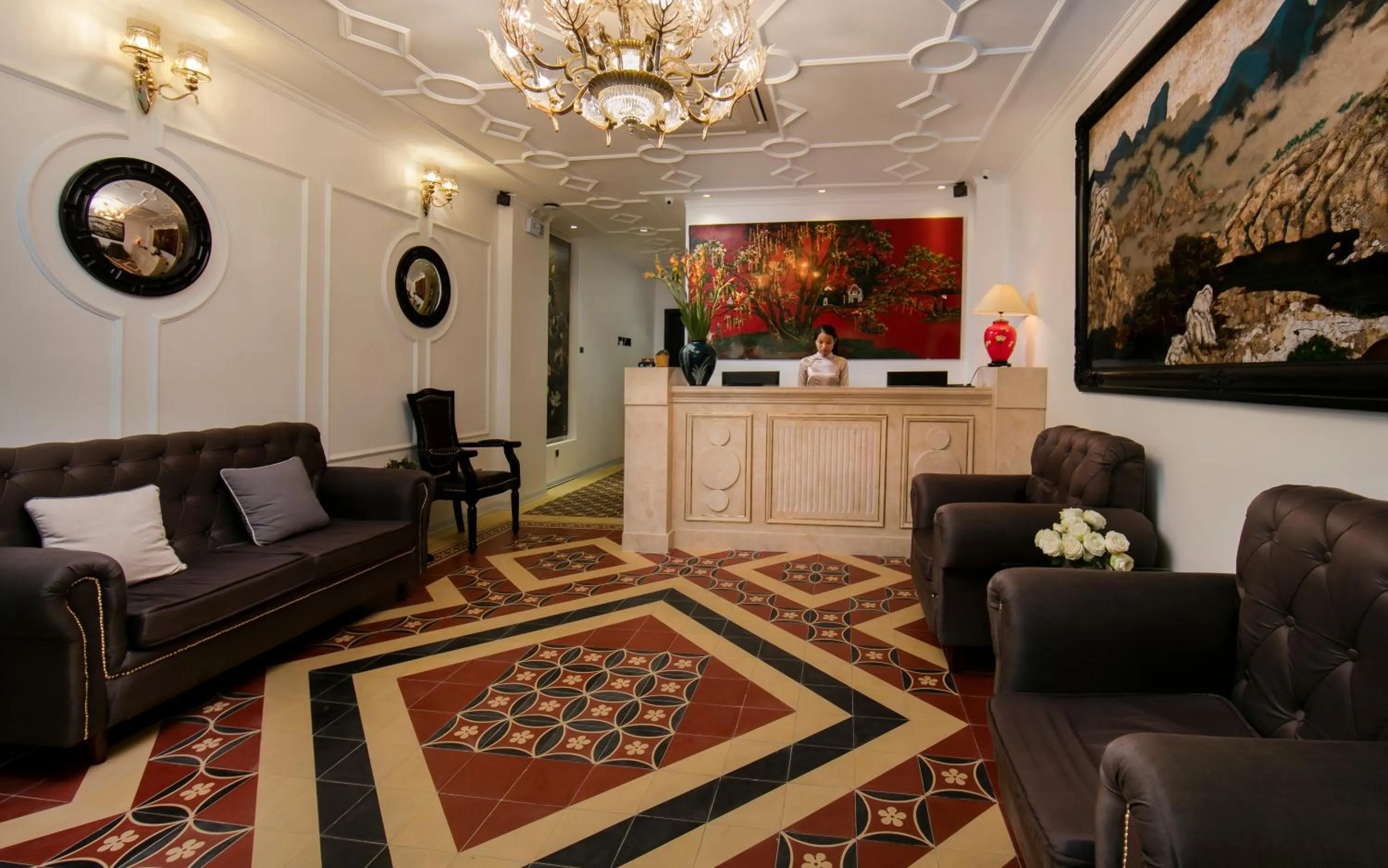 Lobby or reception in Hanoi Center Silk Premium Hotel & Spa & Travel