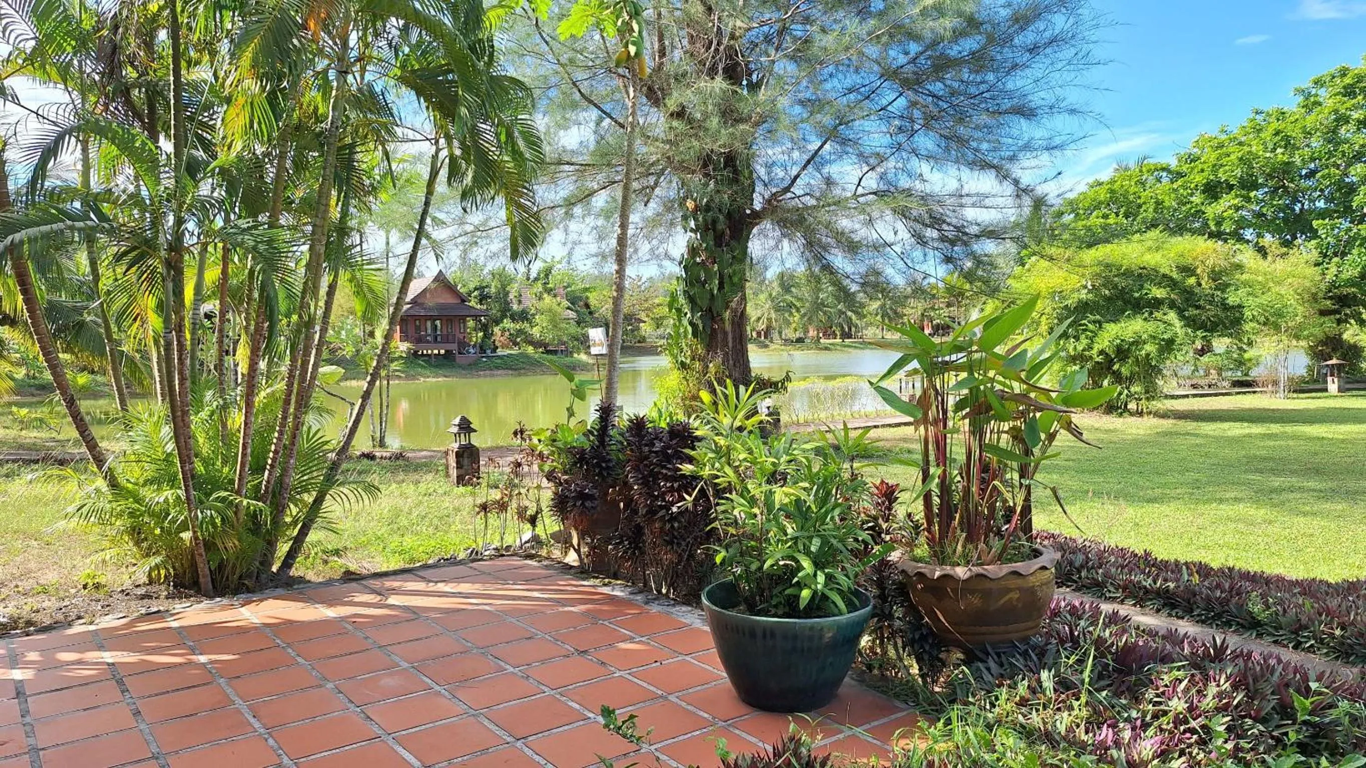 Natural landscape in ThaiLife Wellness & Meditation Resort- SHA Plus