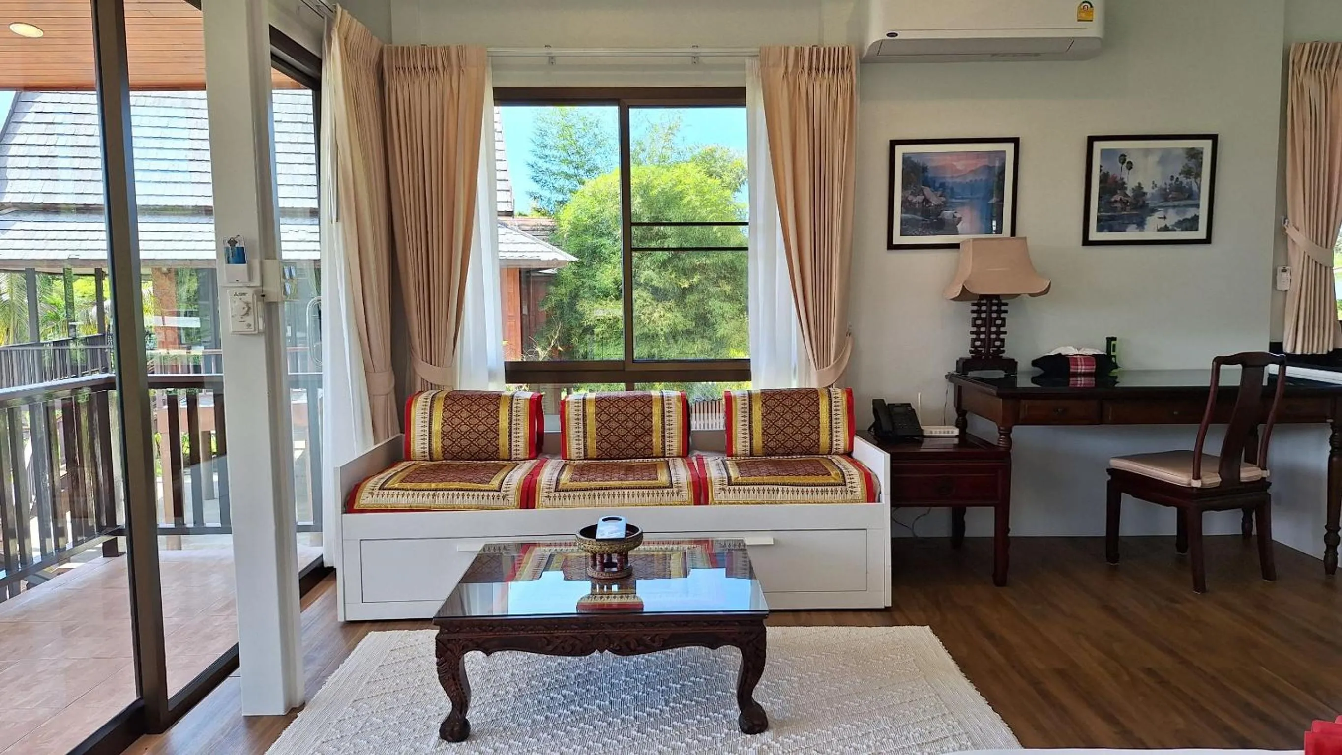 Seating area, Bed in ThaiLife Wellness & Meditation Resort- SHA Plus