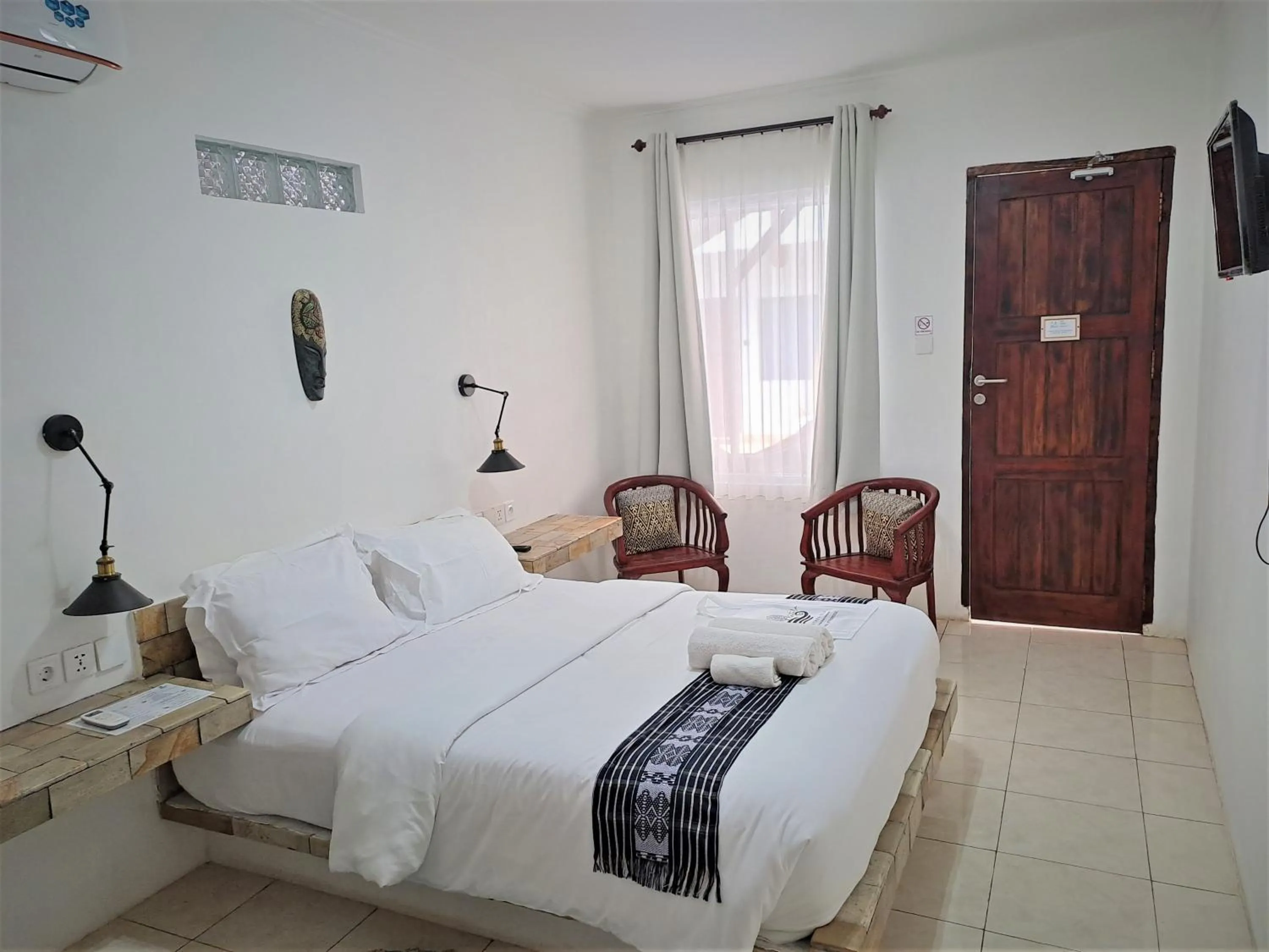 Bed in Katara Gili, Boutique Rooms and Bungalows