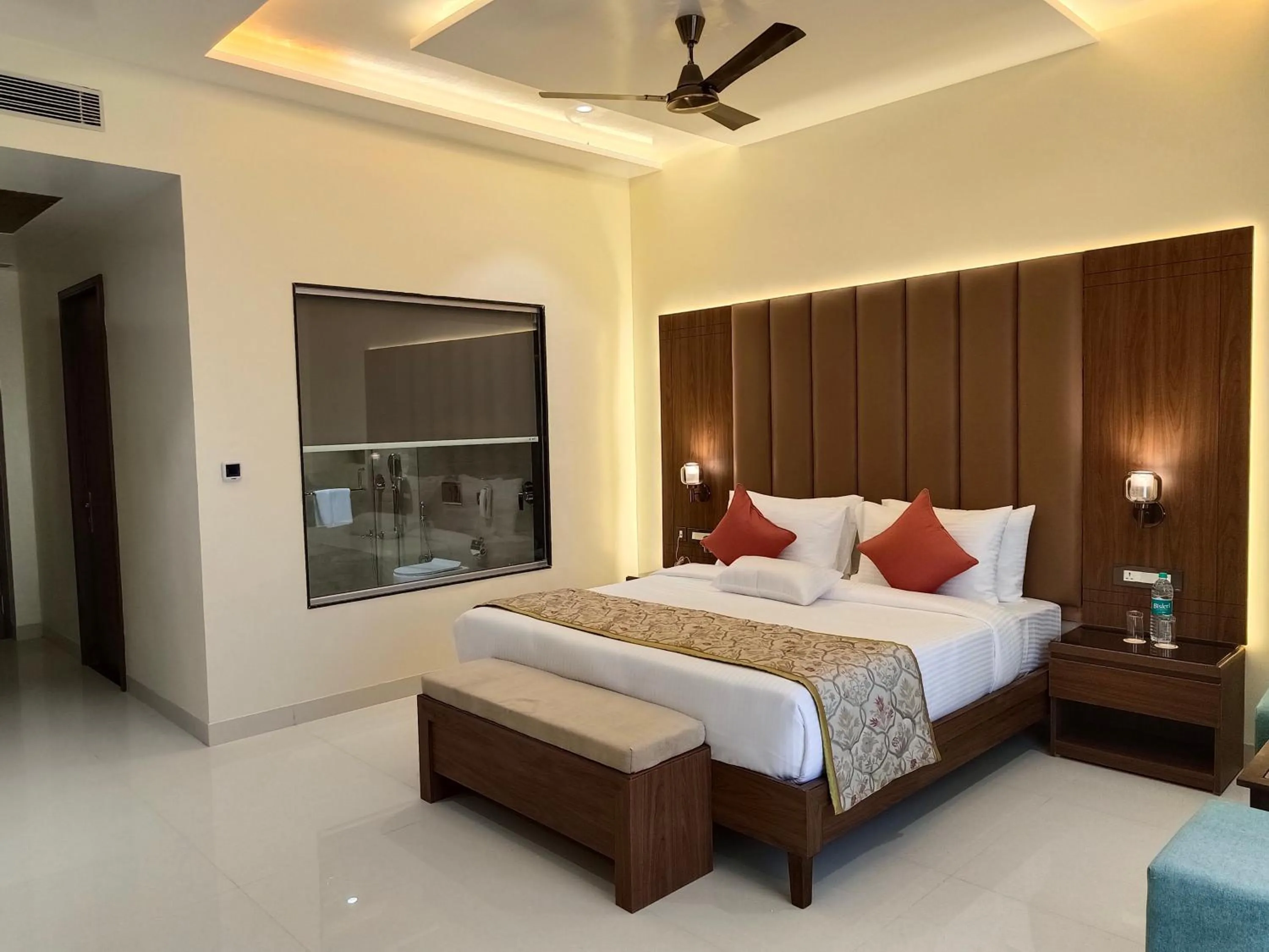 Bedroom, Bed in Sun Hotel and Resort, Mount Abu
