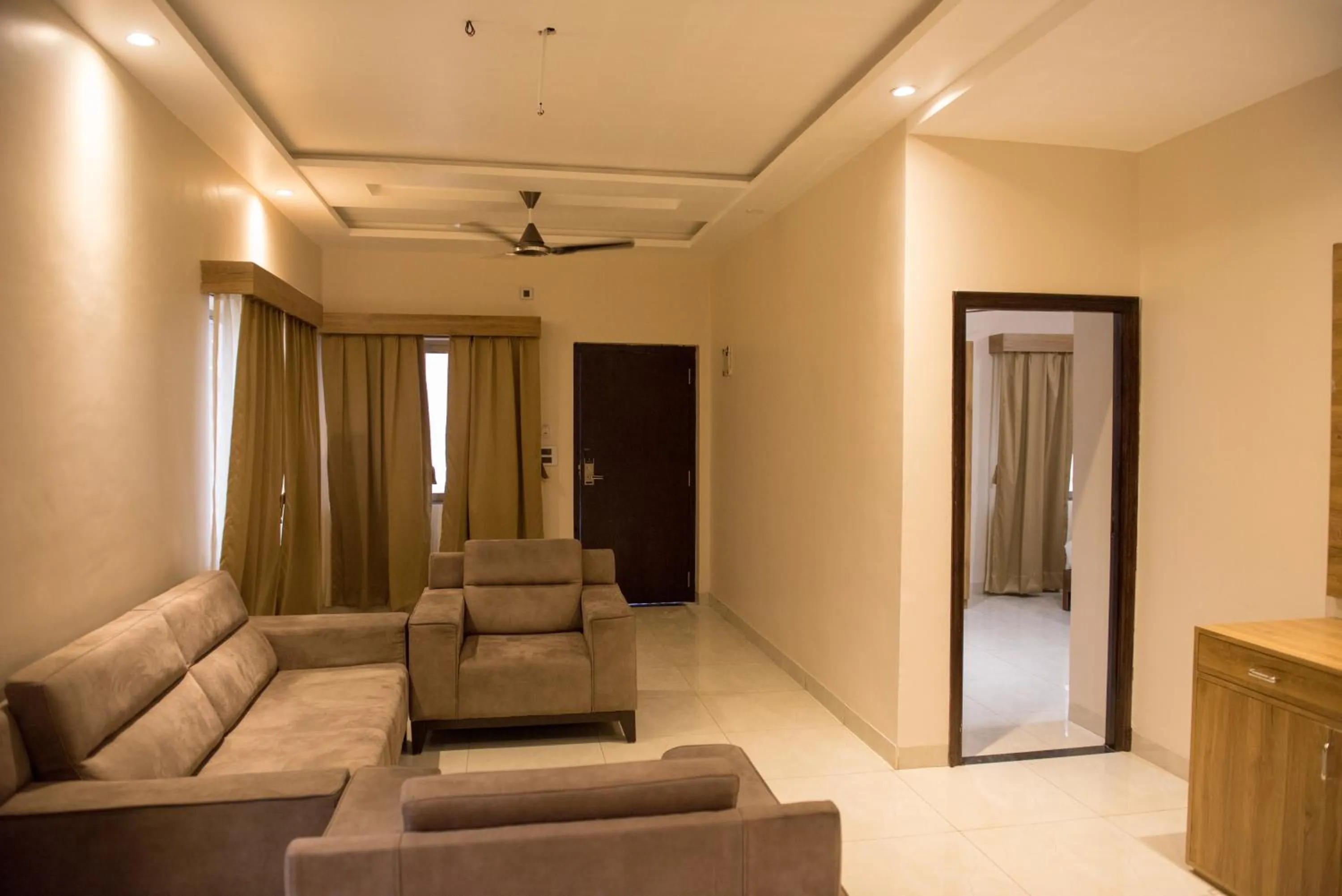 Seating area in Sun Hotel and Resort, Mount Abu