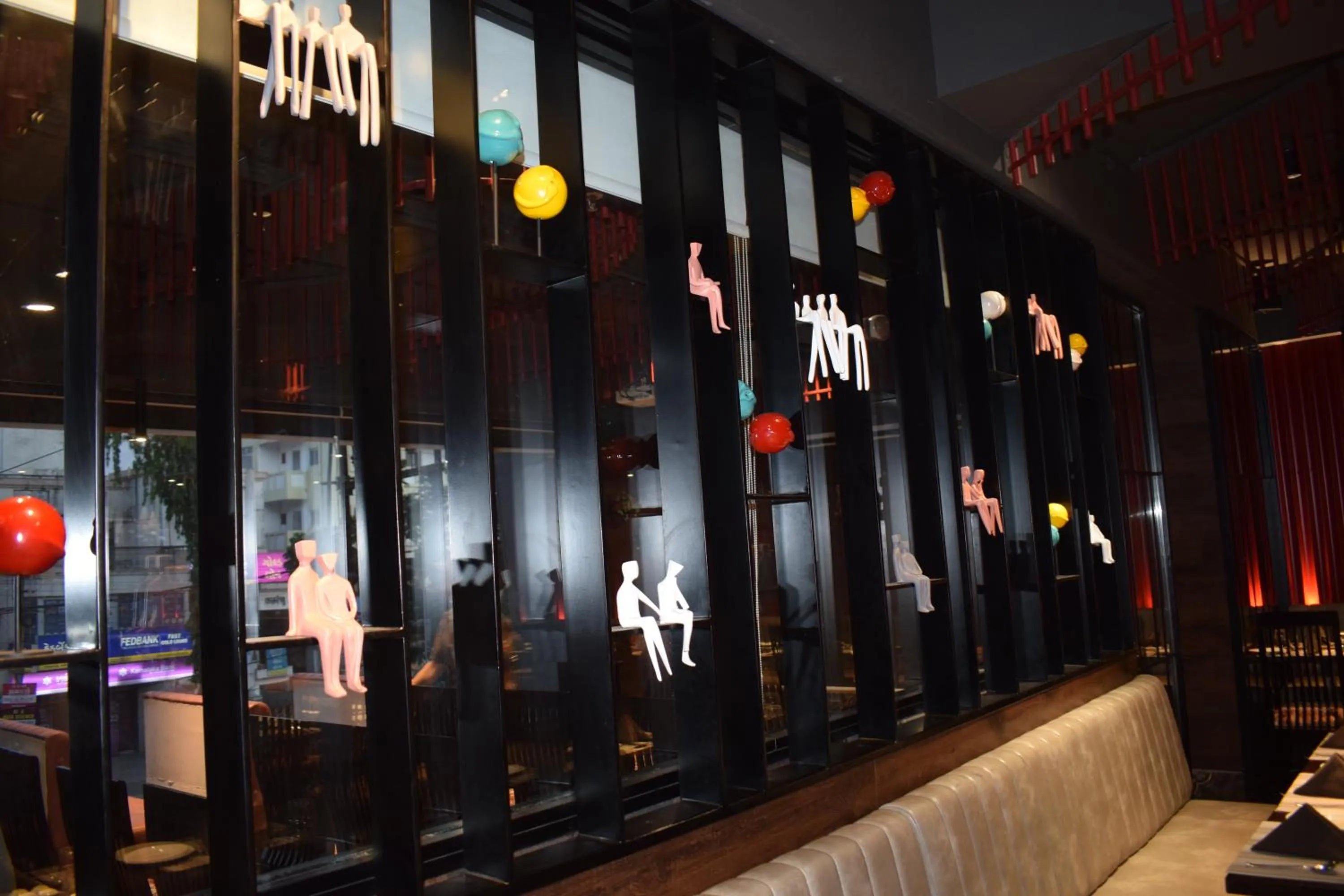 Dining area in Hotel Virgo Sumeru