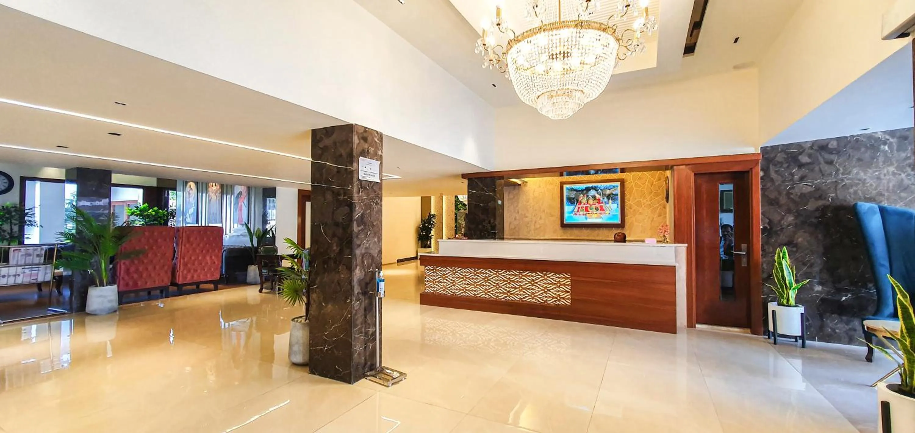Lobby or reception in Cardinal Ambica