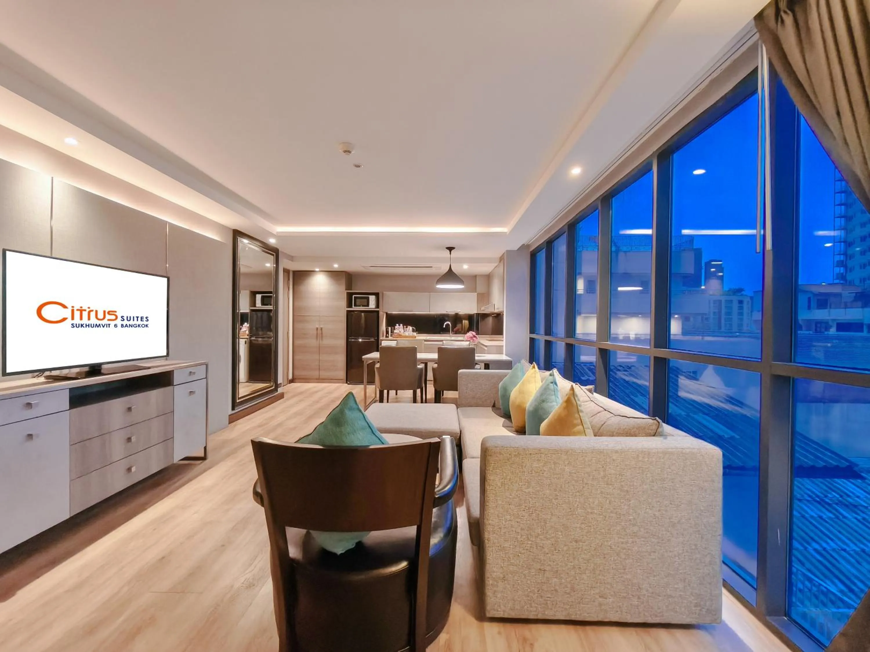 Living room in Citrus Suites Sukhumvit 6 by Compass Hospitality