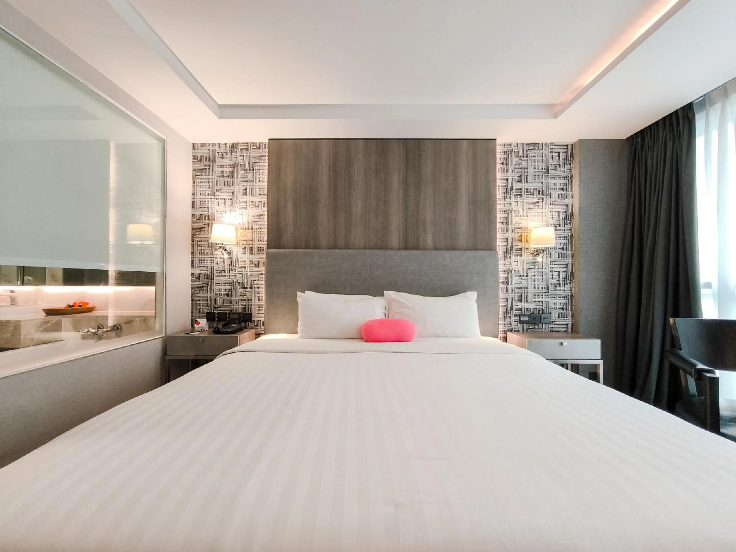 Bedroom, Bed in Citrus Suites Sukhumvit 6 by Compass Hospitality